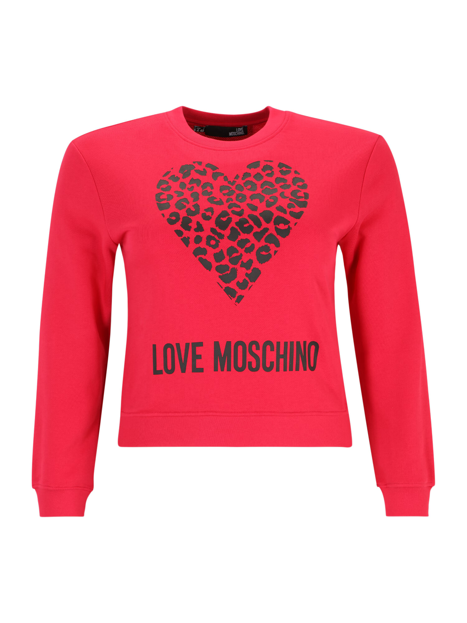 Love Moschino Bluză de molton roșu / negru - Pled.ro