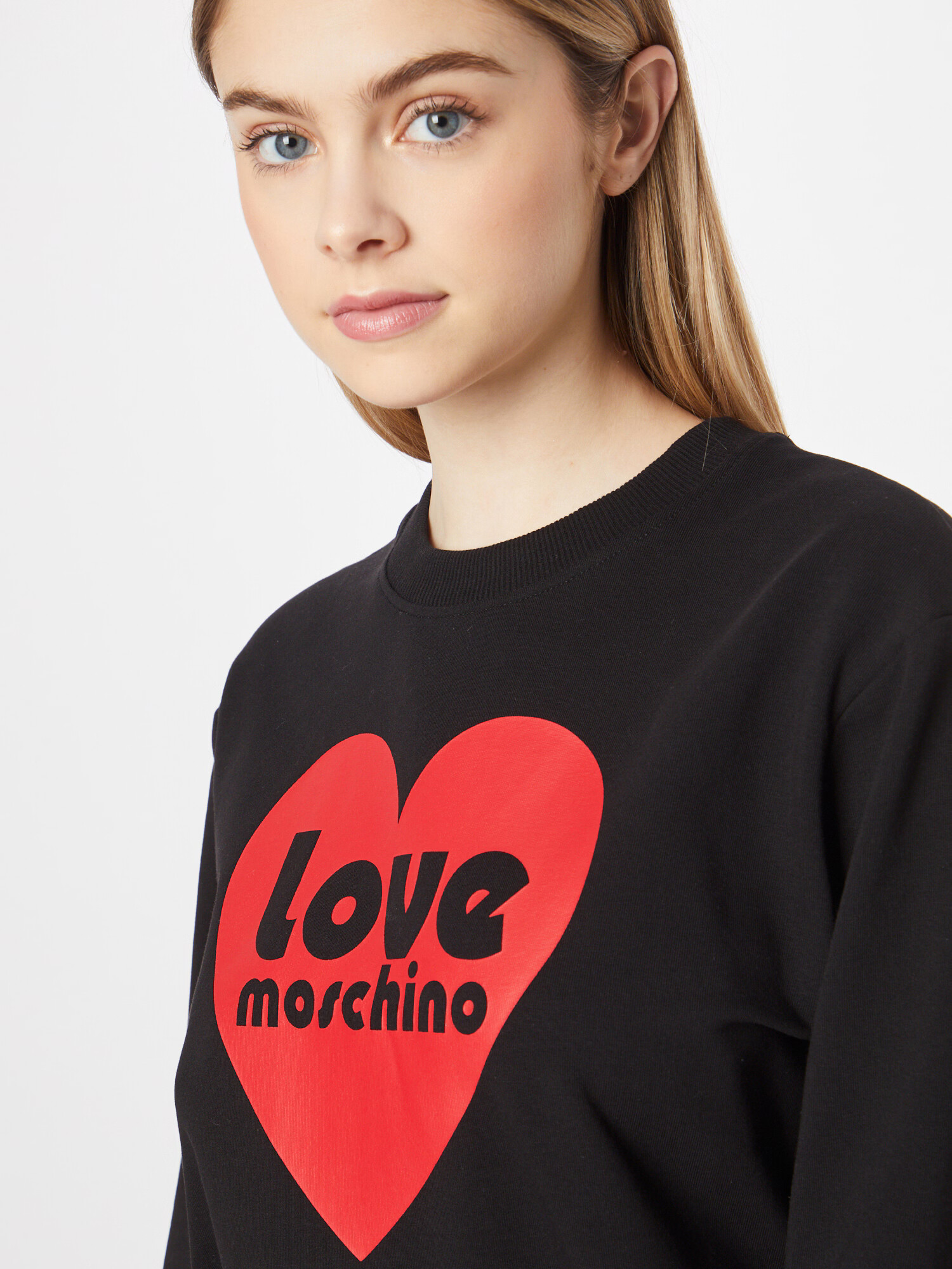 Love Moschino Bluză de molton roșu / negru - Pled.ro