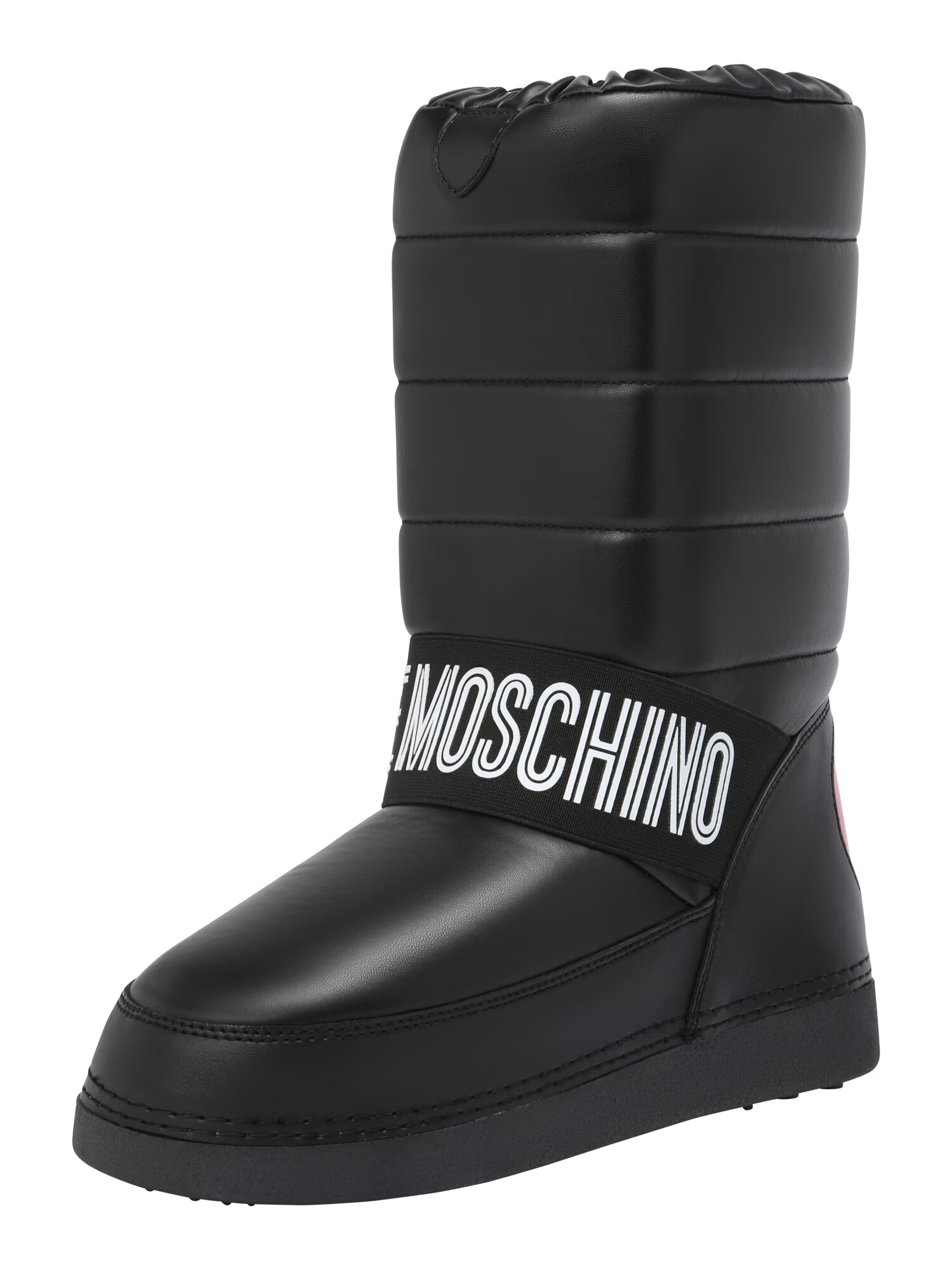 Love Moschino Bocanci de zăpadă roșu / negru - Pled.ro