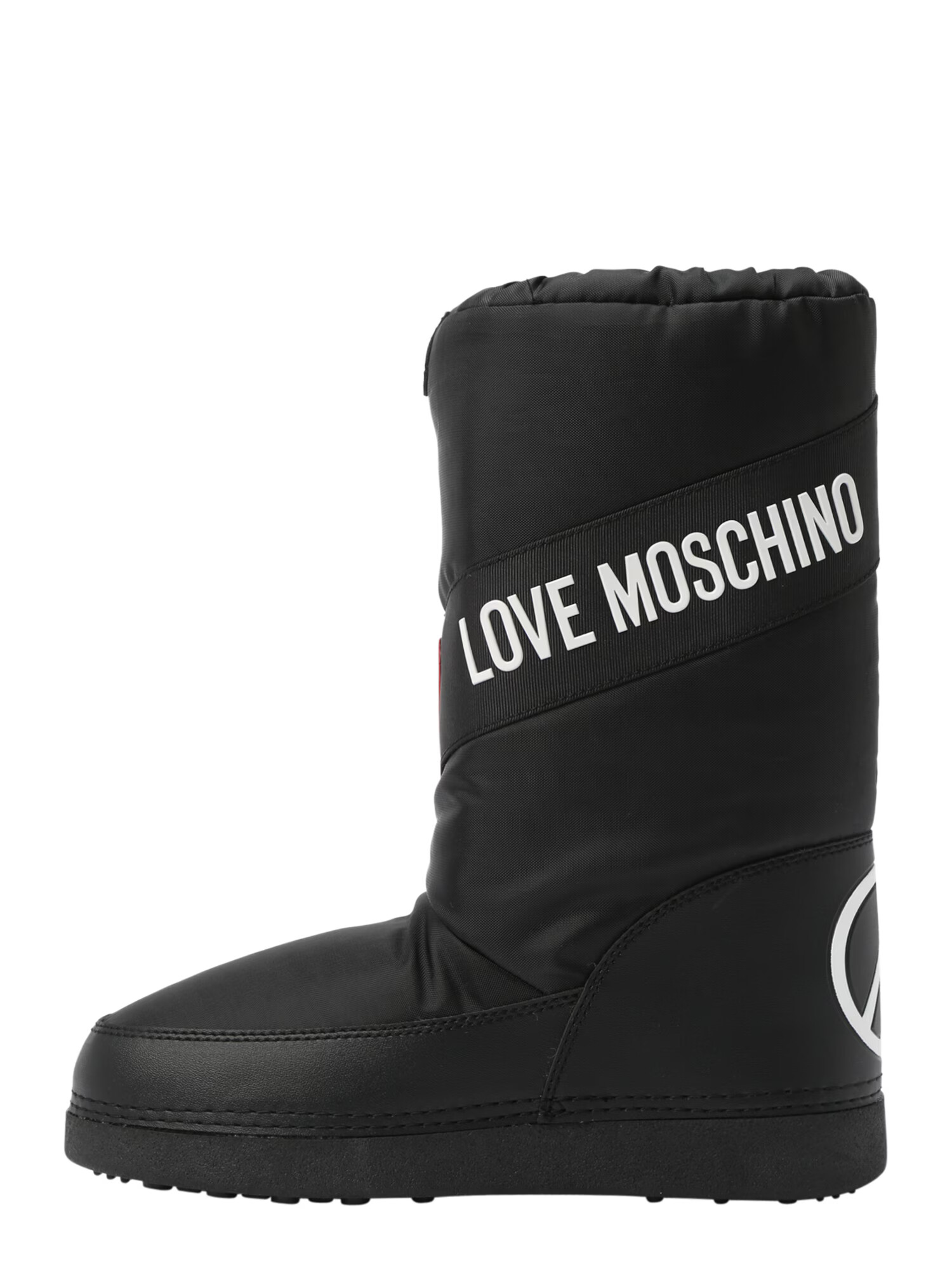 Love Moschino Bocanci de zăpadă roșu / negru / alb - Pled.ro