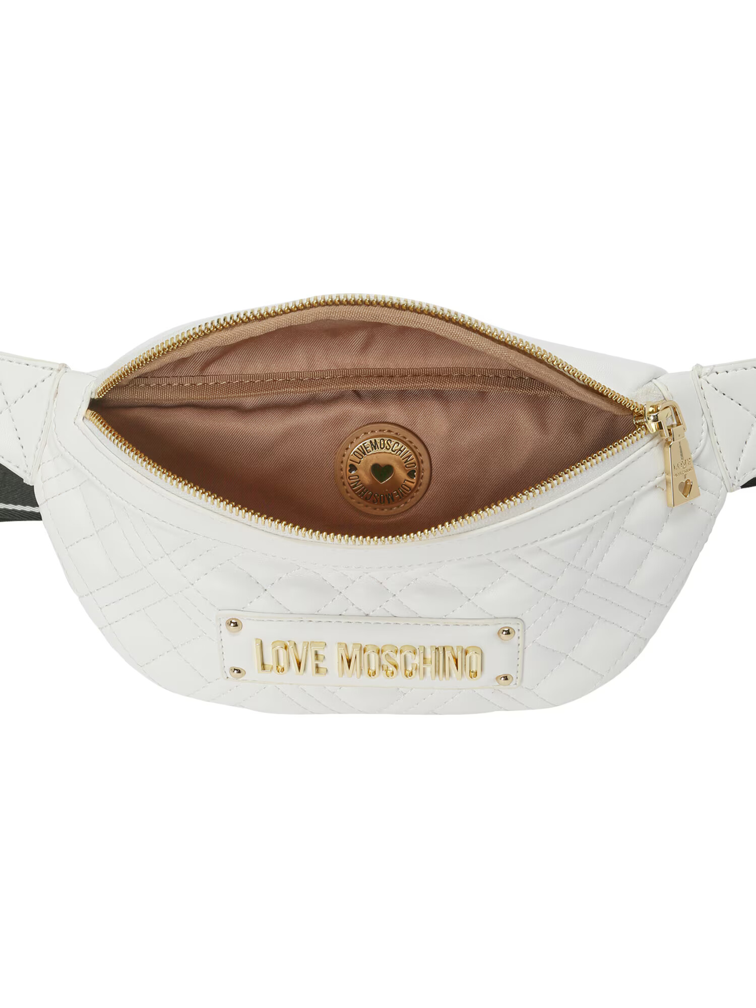 Love Moschino Borsetă alb murdar - Pled.ro