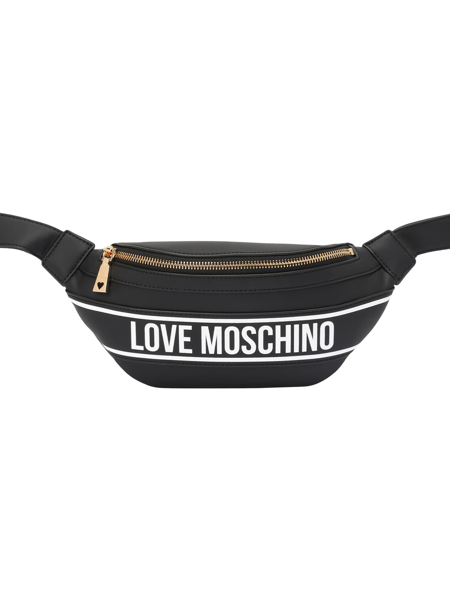 Love Moschino Borsetă 'BILLBOARD' negru / alb - Pled.ro