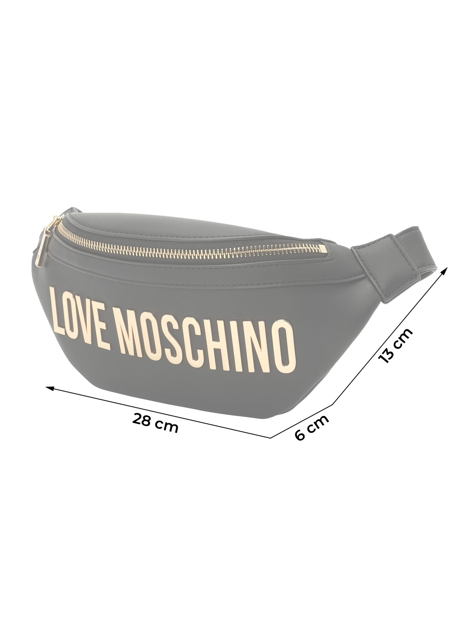 Love Moschino Borsetă 'Bold Love' auriu / negru - Pled.ro