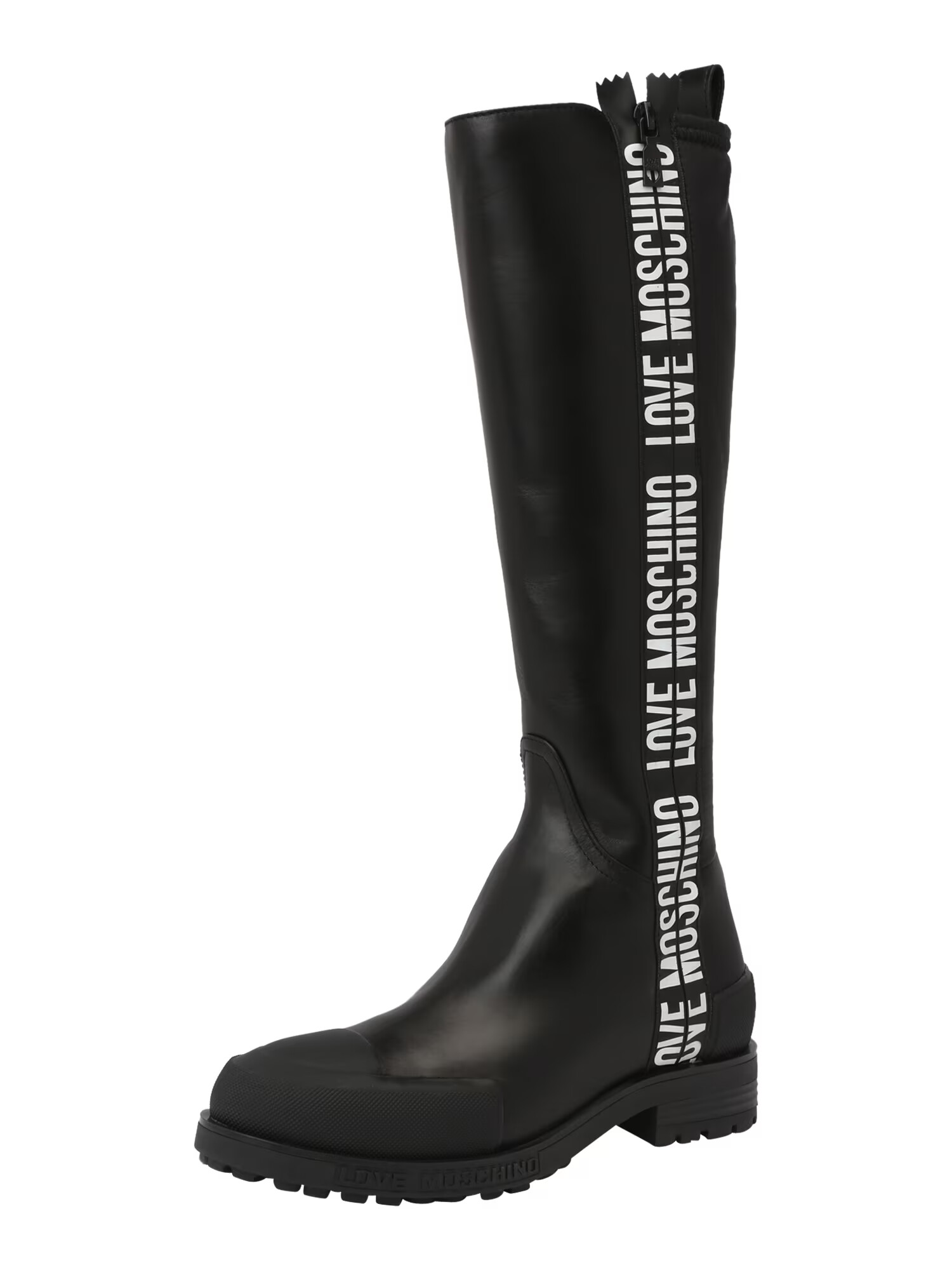 Love Moschino Cizme negru / alb - Pled.ro