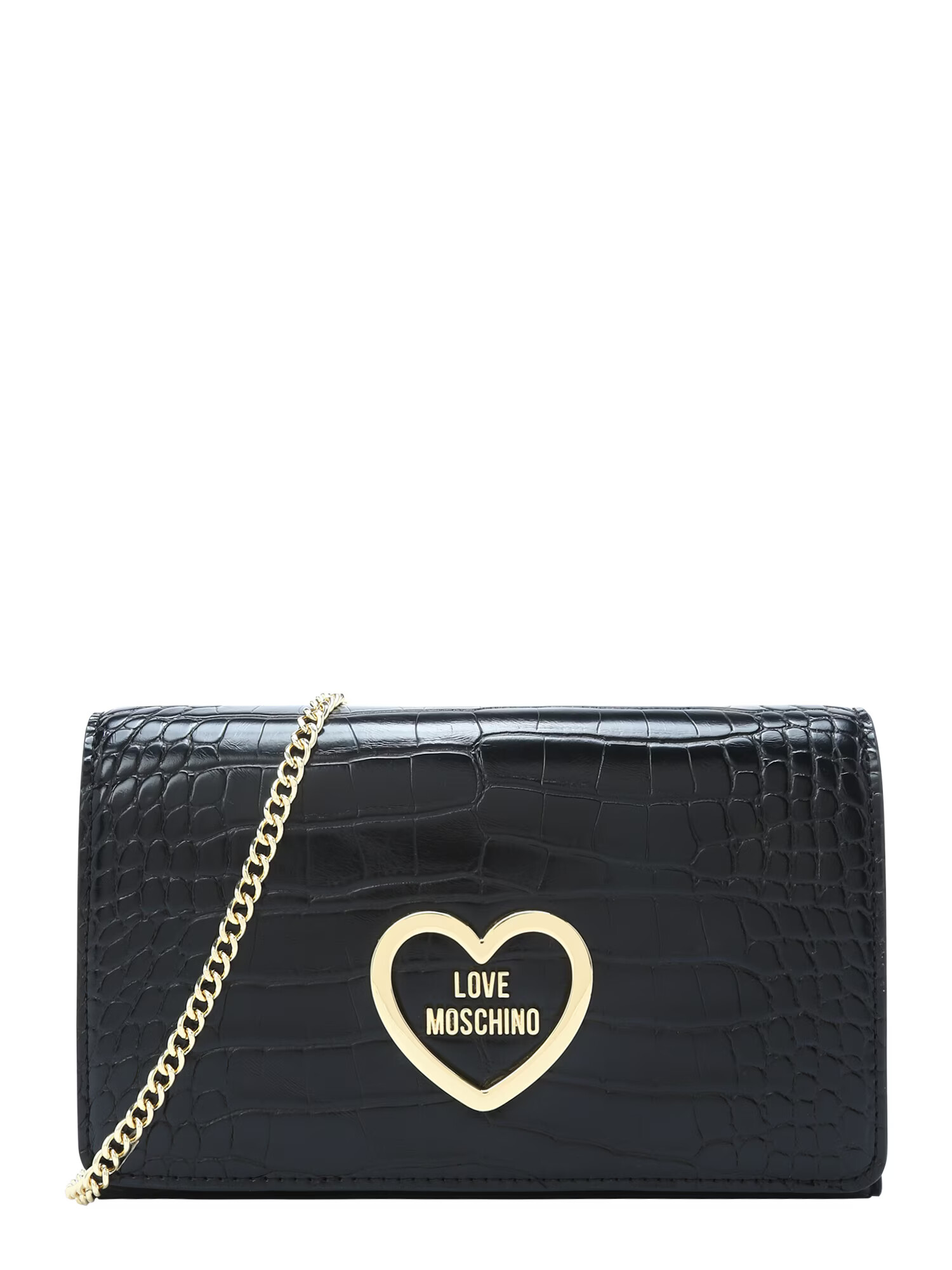 Love Moschino Clutch 'SMART DAILY' auriu / negru - Pled.ro