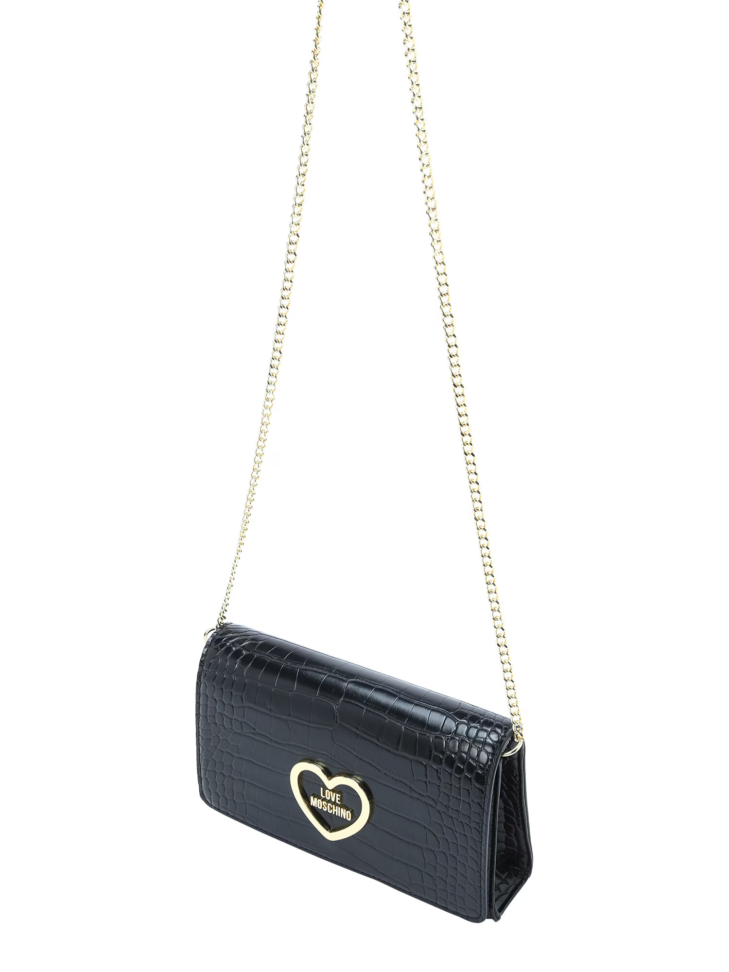 Love Moschino Clutch 'SMART DAILY' auriu / negru - Pled.ro