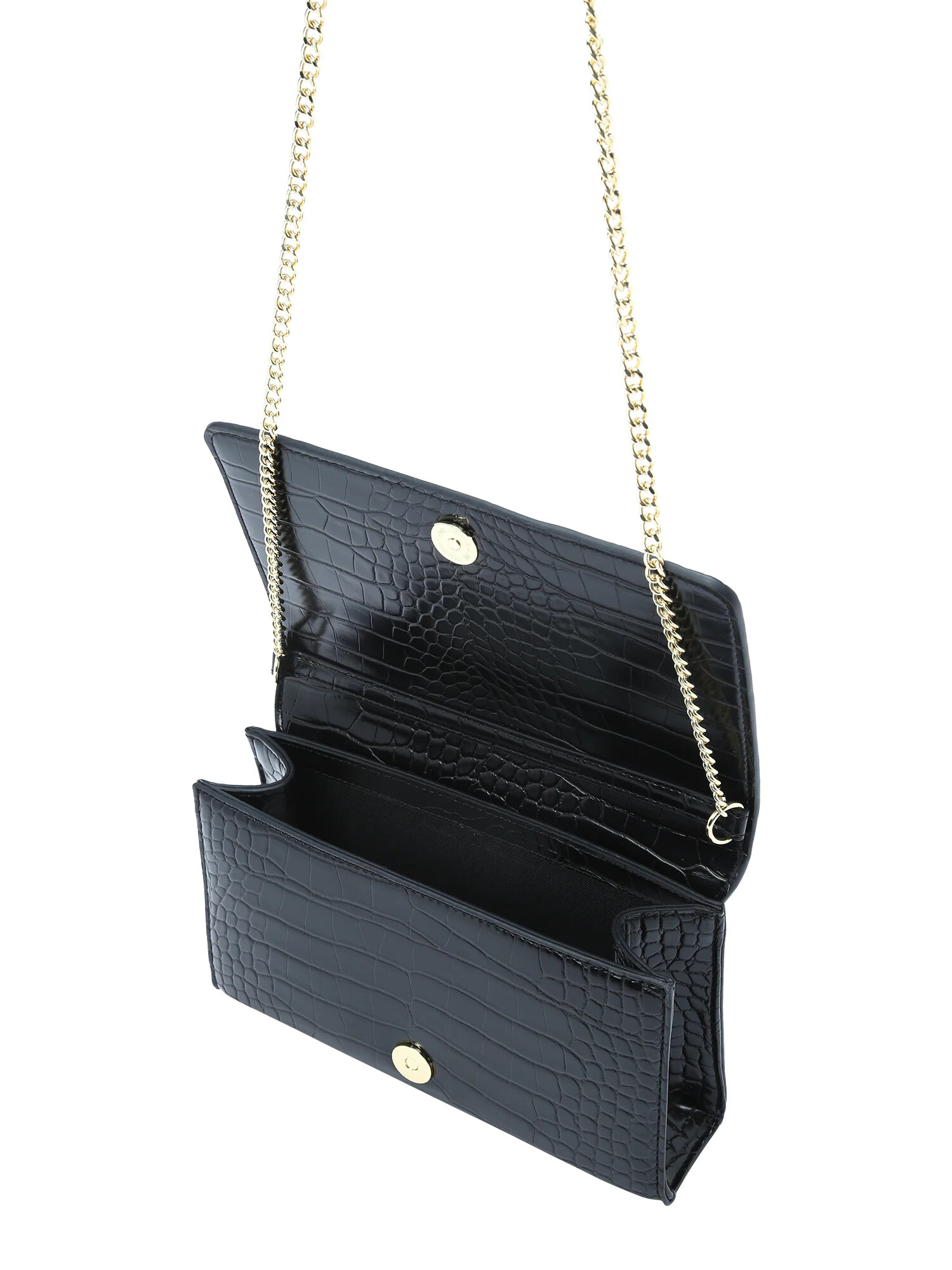 Love Moschino Clutch 'SMART DAILY' auriu / negru - Pled.ro