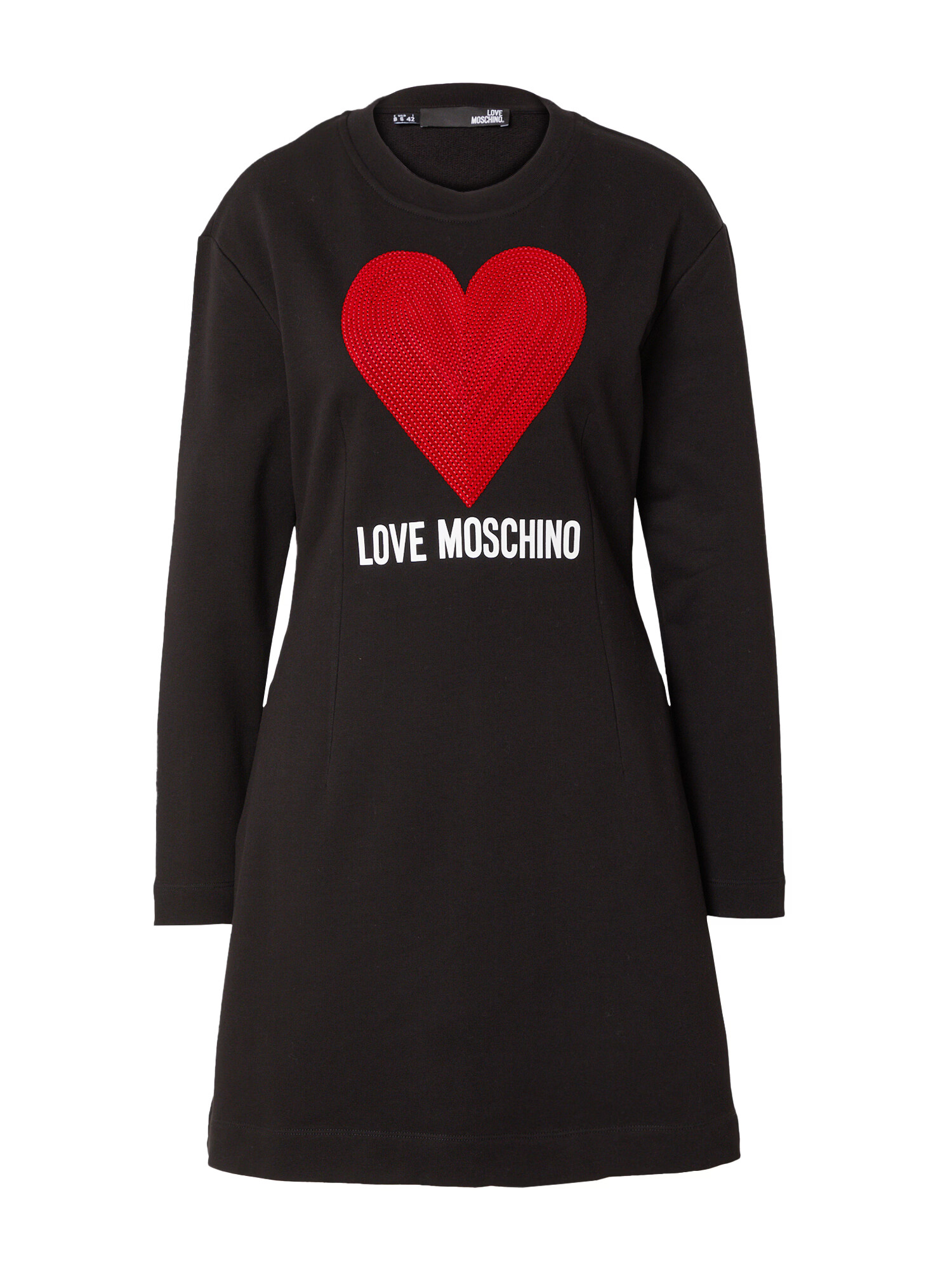 Love Moschino Rochie roșu / negru / alb - Pled.ro