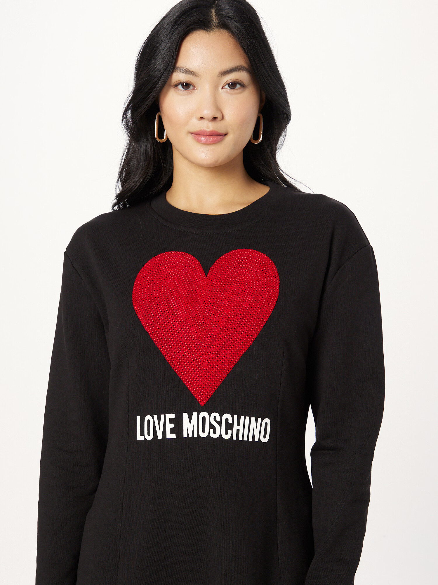 Love Moschino Rochie roșu / negru / alb - Pled.ro