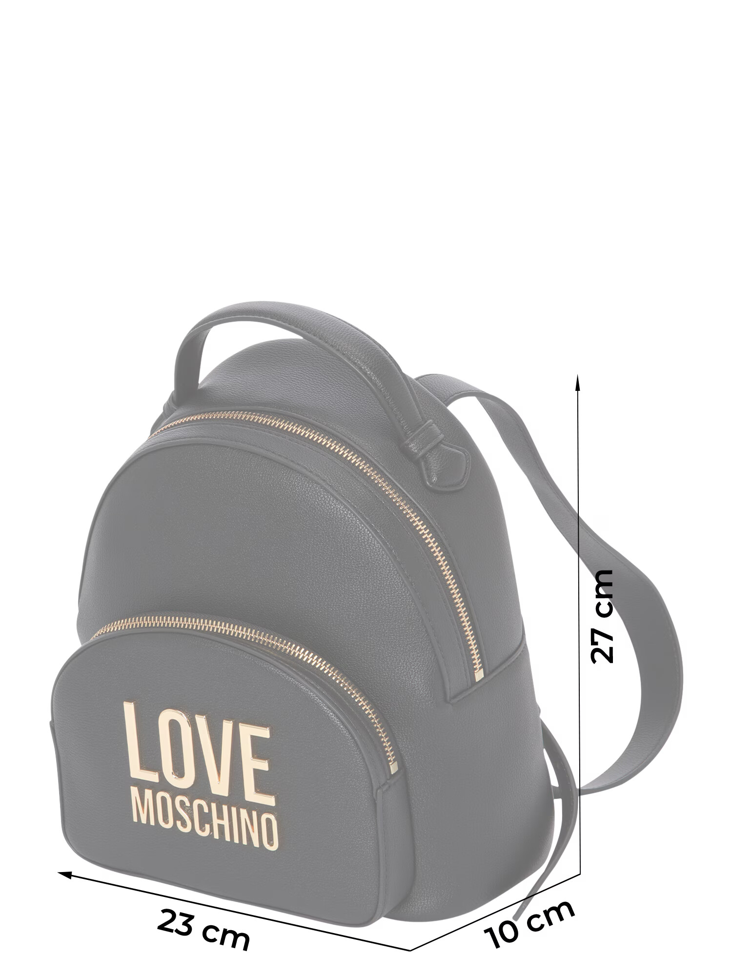 Love Moschino Rucsac auriu / negru - Pled.ro