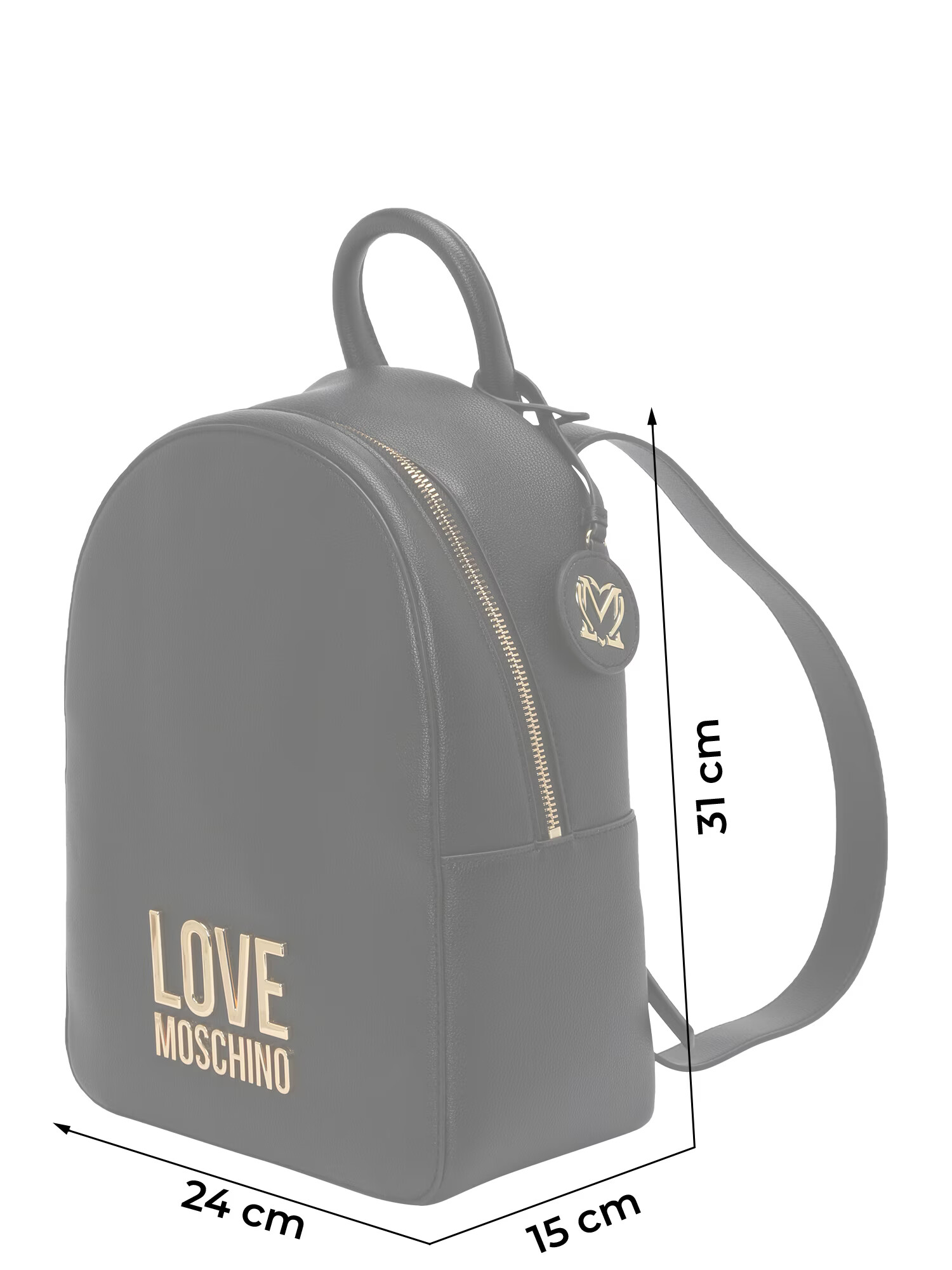 Love Moschino Rucsac auriu / negru - Pled.ro