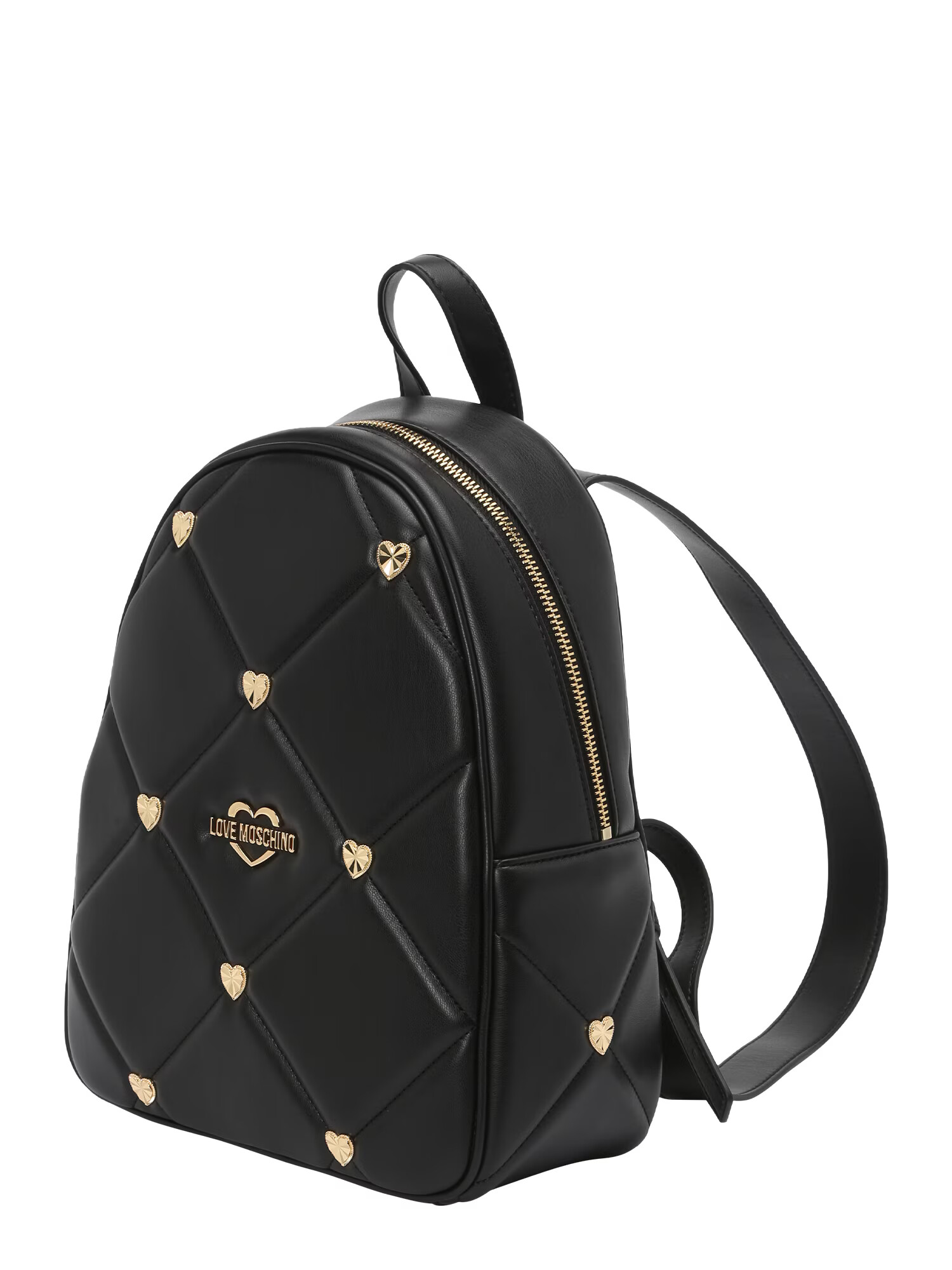 Love Moschino Rucsac 'JEWEL HEART' auriu / negru - Pled.ro