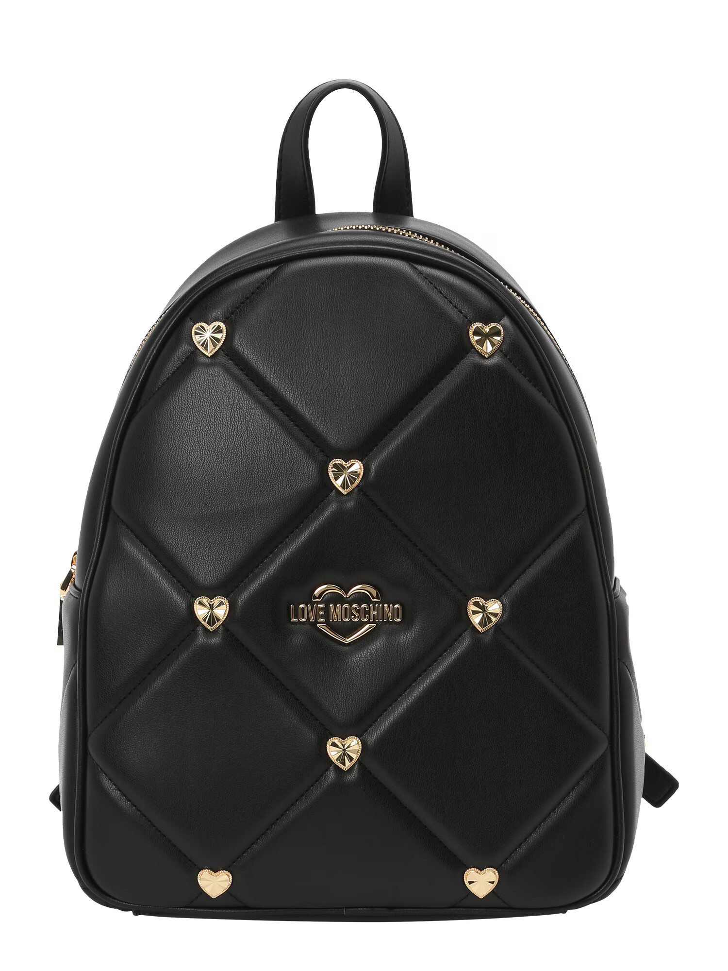 Love Moschino Rucsac 'JEWEL HEART' auriu / negru - Pled.ro