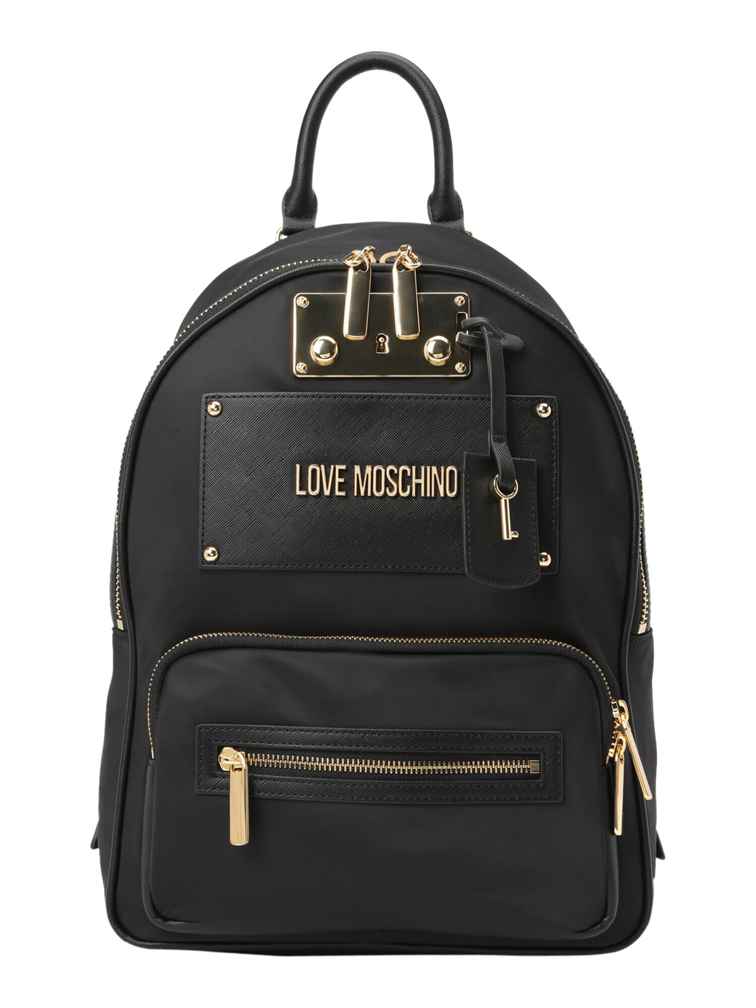 Love Moschino Rucsac 'TIMELESS' auriu / negru - Pled.ro