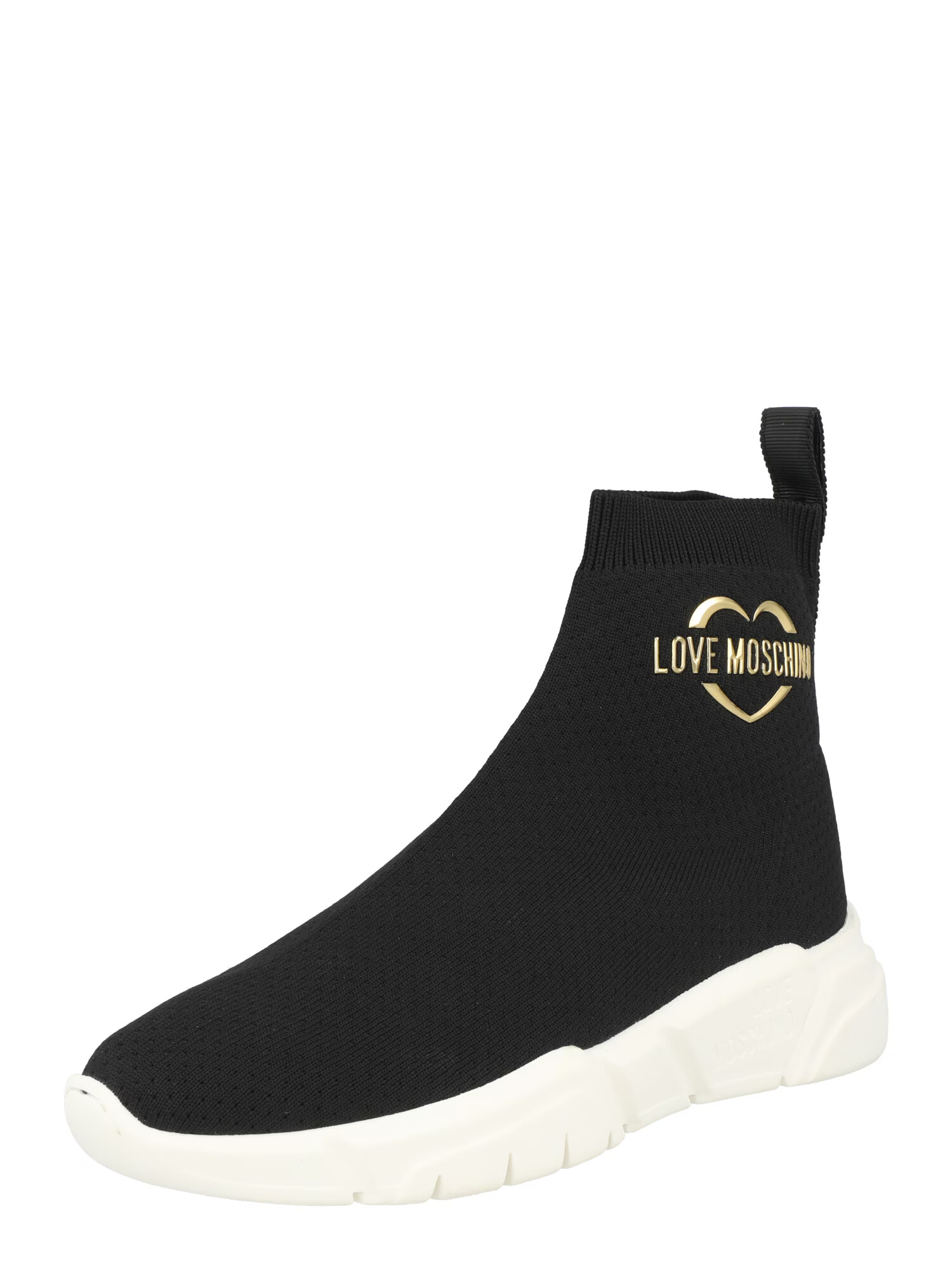 Love Moschino Sneaker înalt auriu / negru - Pled.ro