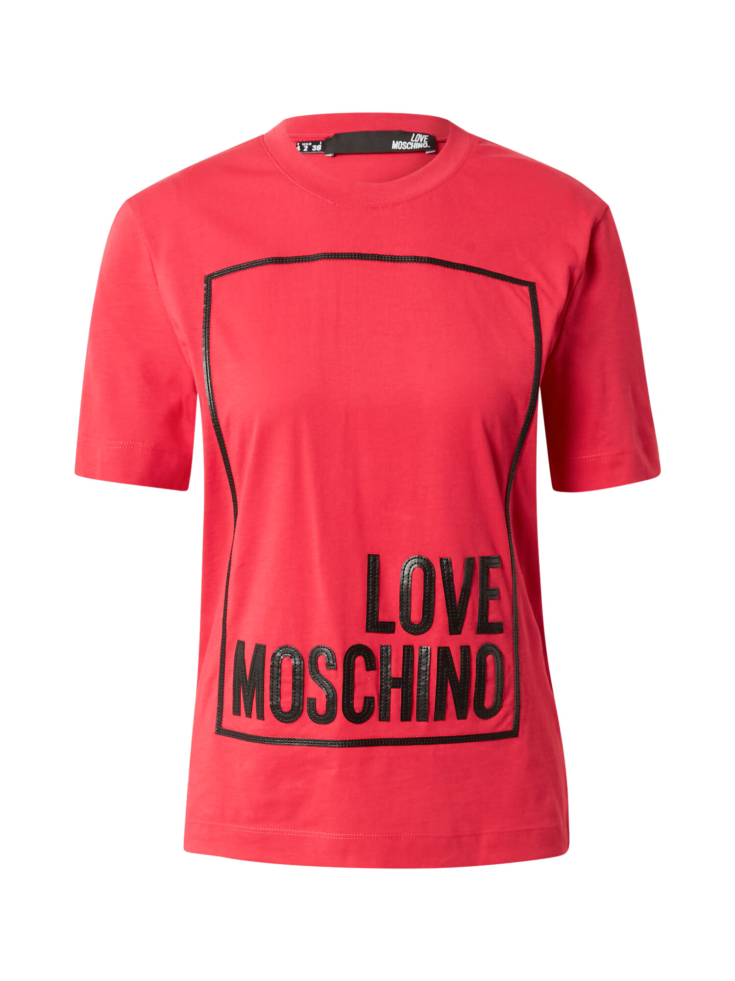 Love Moschino Tricou roșu / negru - Pled.ro