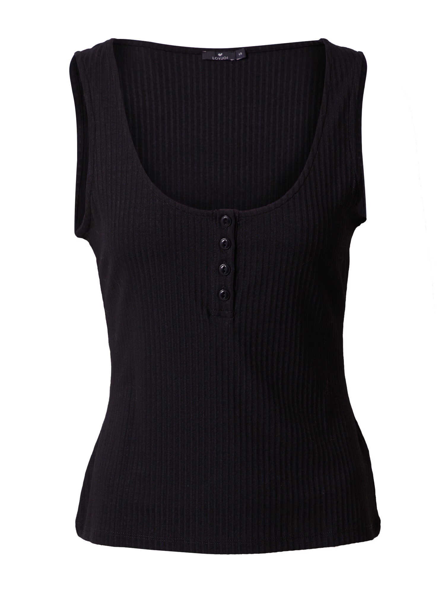 LOVJOI Top 'SCIARRA' negru - Pled.ro