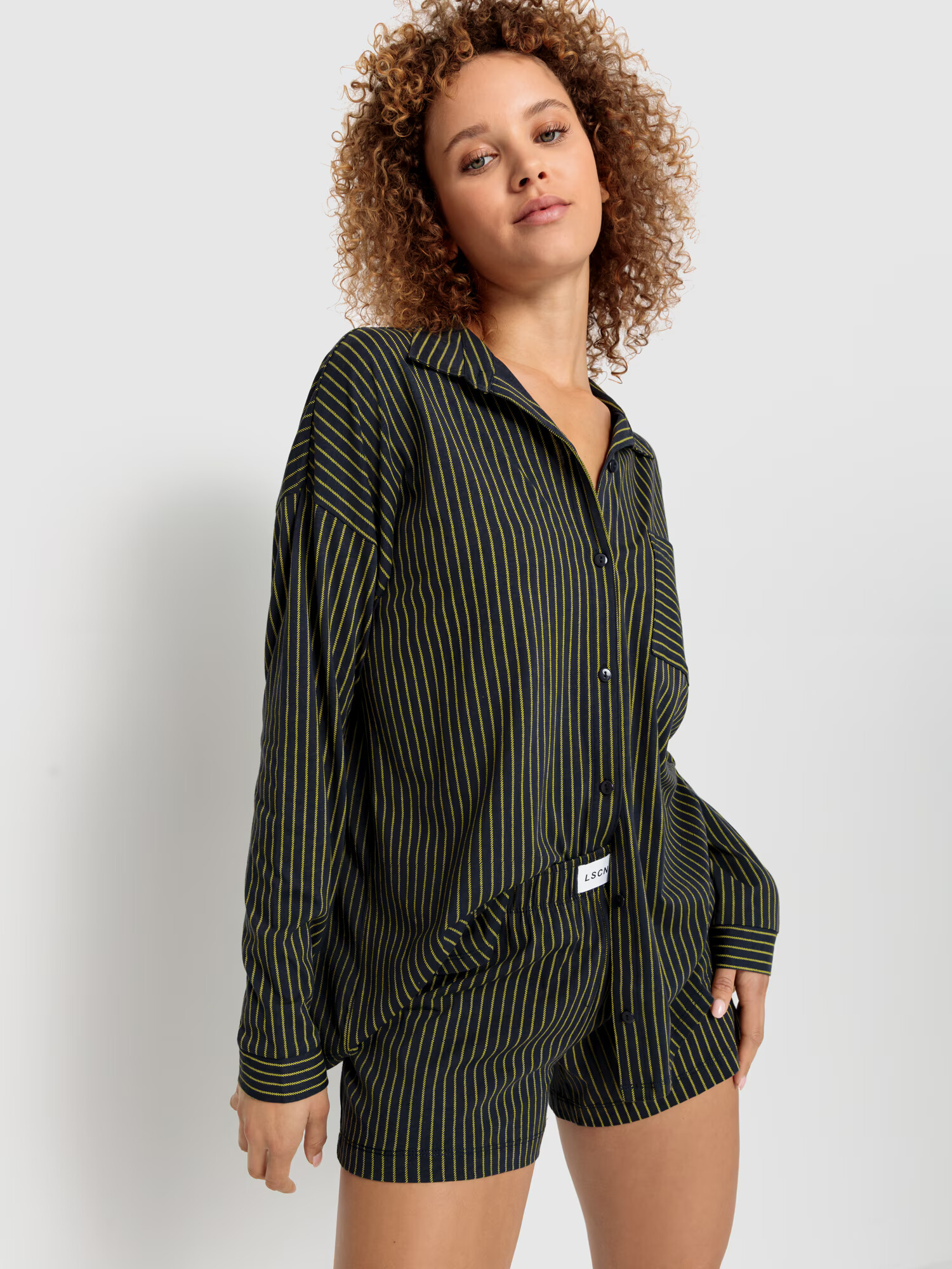 LSCN by LASCANA Pijama verde - Pled.ro