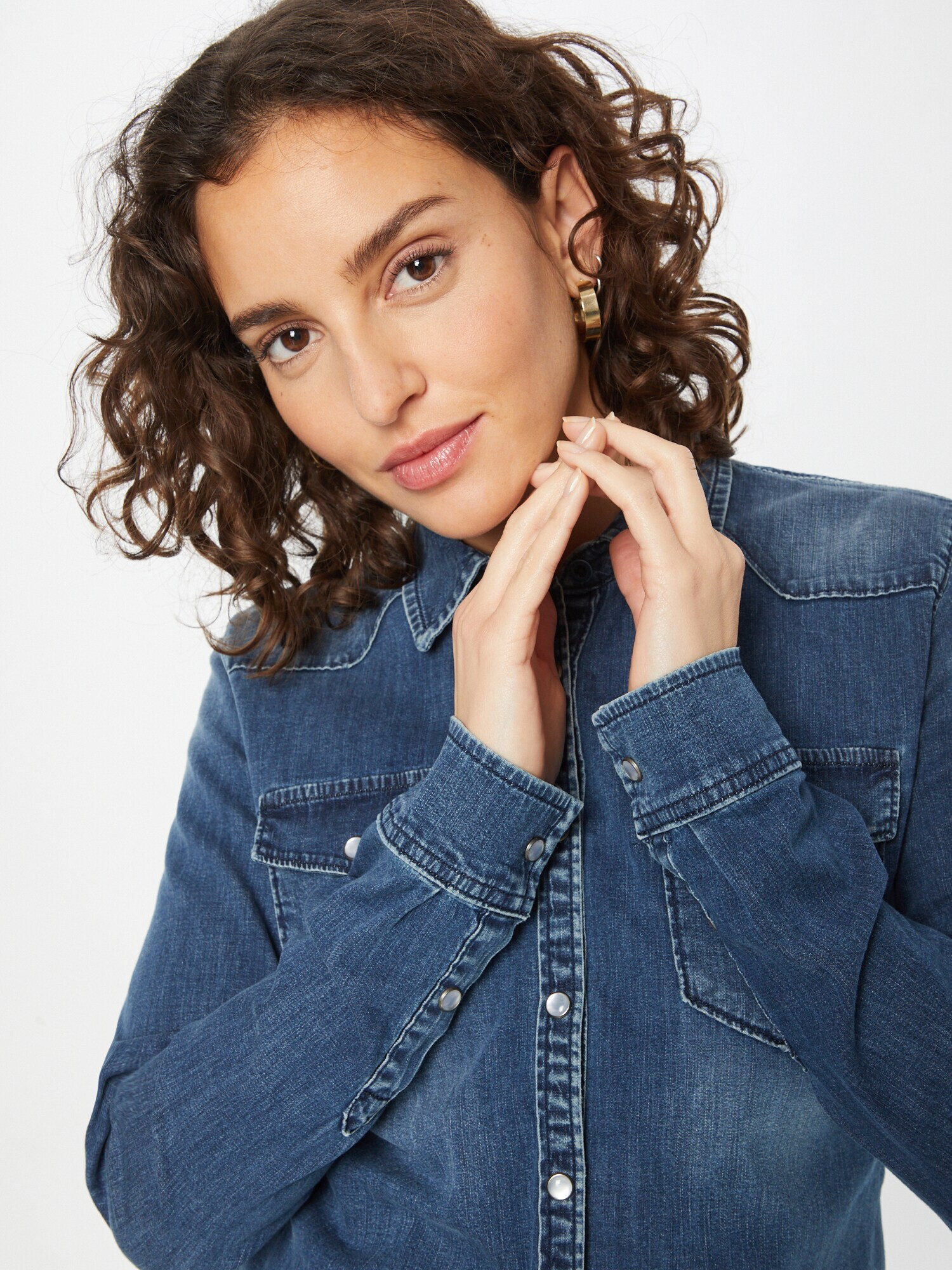 LTB Bluză 'Lucinda' albastru denim - Pled.ro