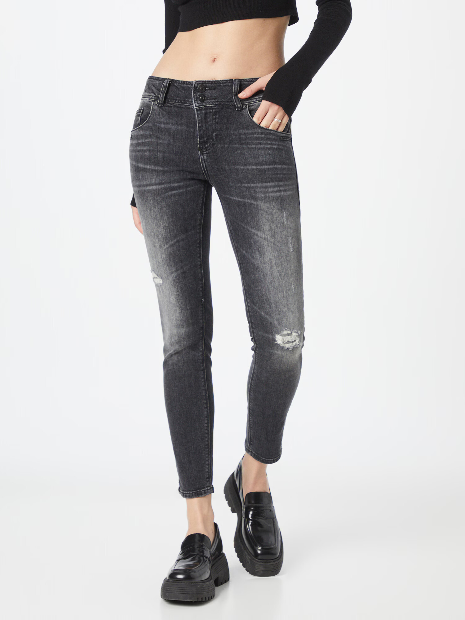 LTB Jeans 'Georget' negru denim - Pled.ro