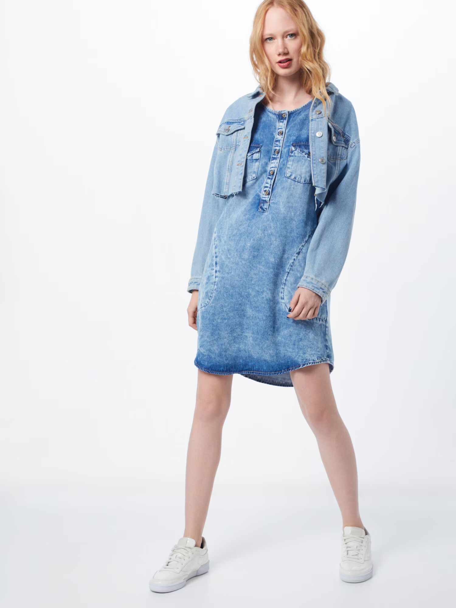 LTB Rochie 'ELORA' albastru denim - Pled.ro