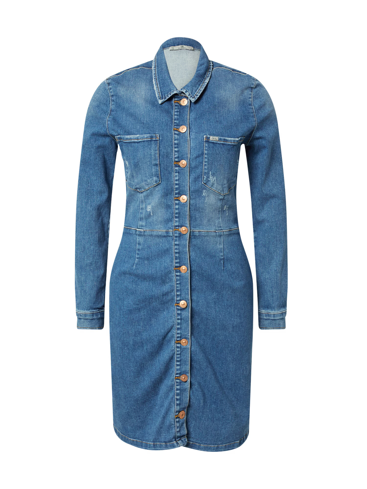 LTB Rochie tip bluză 'Halsey' albastru denim - Pled.ro