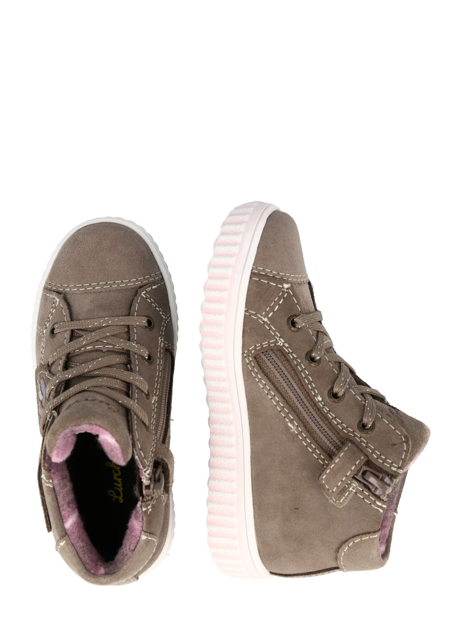 LURCHI Sneaker gri taupe / lila / mov zmeură / argintiu - Pled.ro