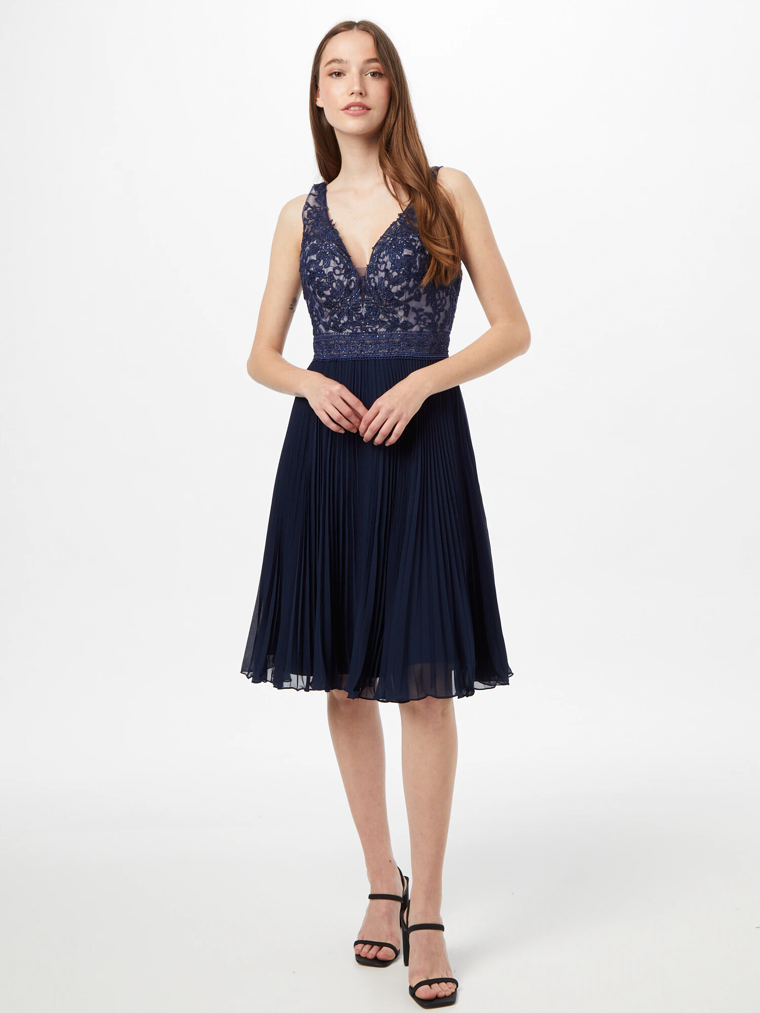 LUXUAR Rochie de cocktail bleumarin - Pled.ro