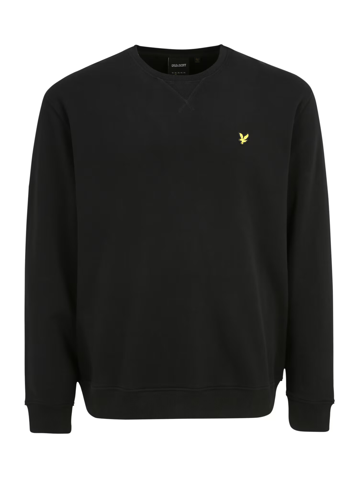 Lyle & Scott Big&Tall Bluză de molton galben / negru - Pled.ro