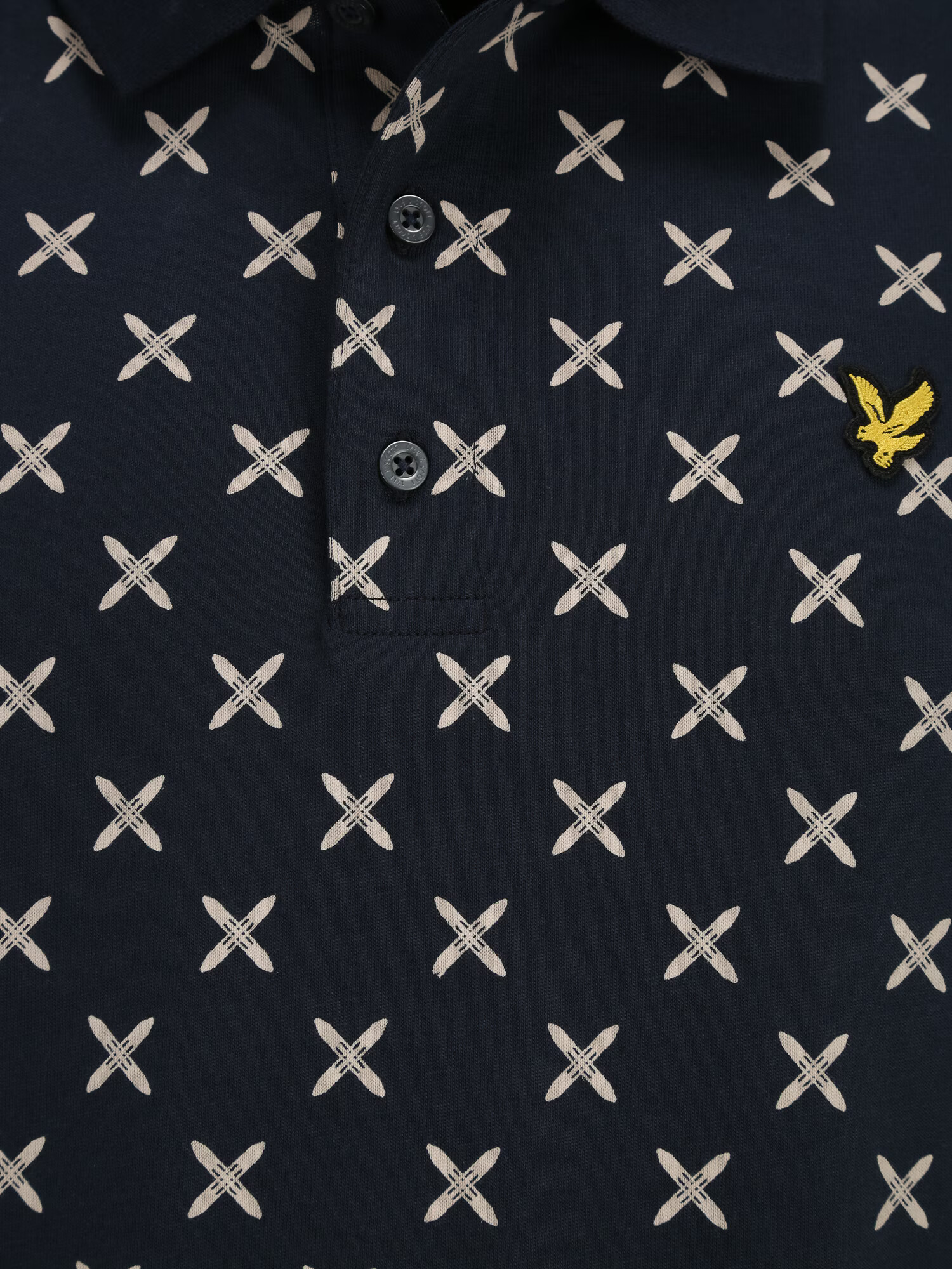 Lyle & Scott Big&Tall Tricou bej deschis / bleumarin / galben - Pled.ro