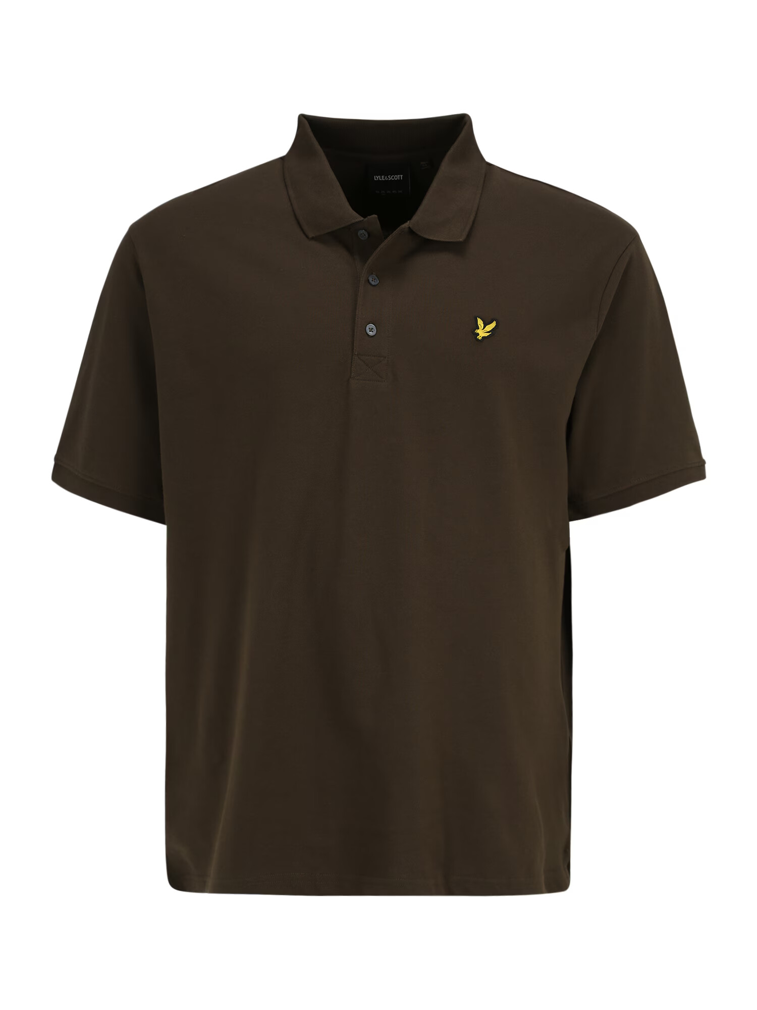 Lyle & Scott Big&Tall Tricou galben / kaki / negru - Pled.ro