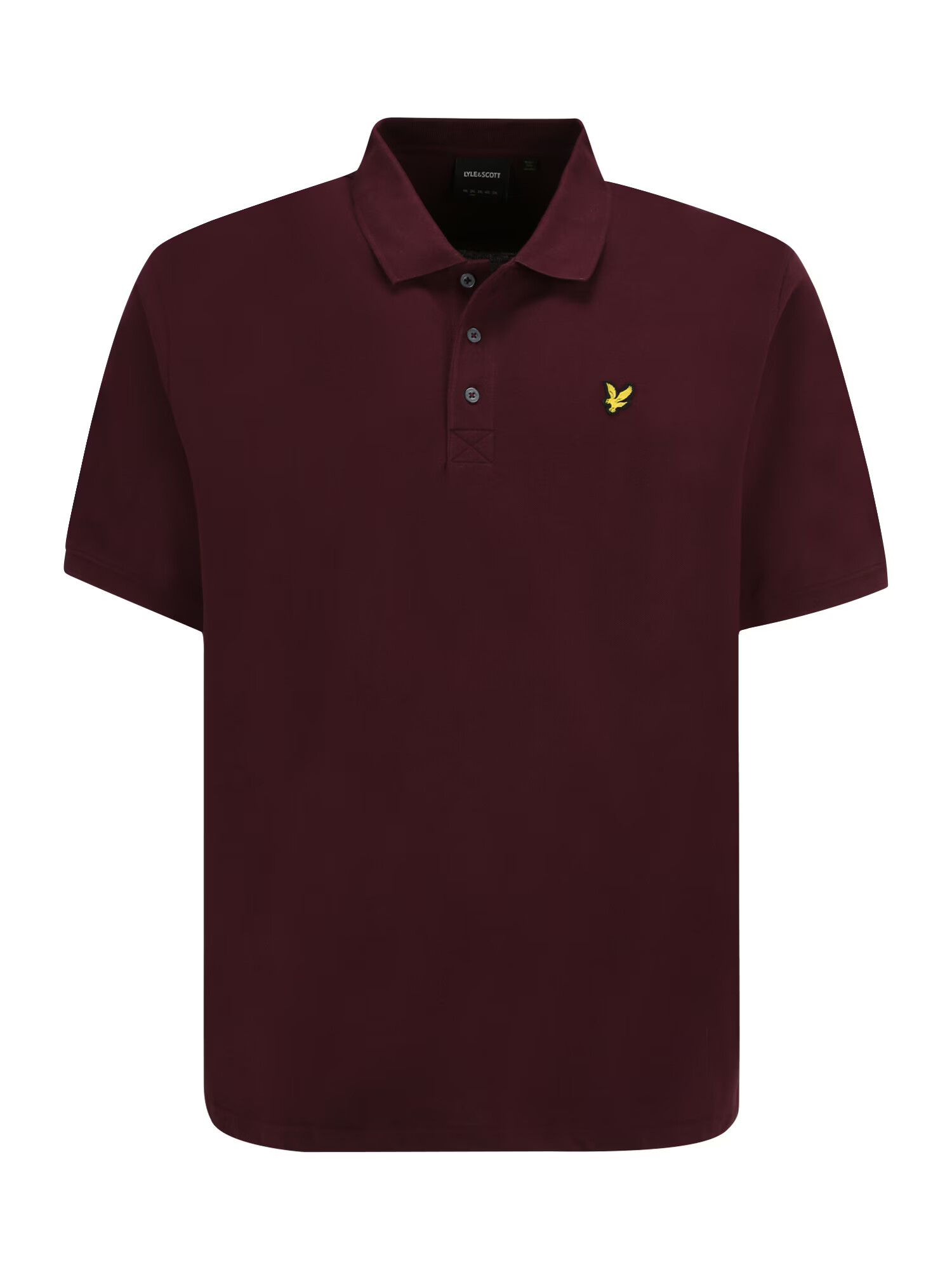 Lyle & Scott Big&Tall Tricou galben / roșu burgundy / negru - Pled.ro