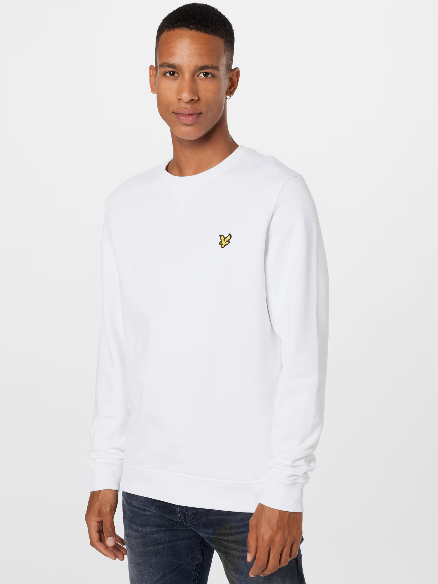 Lyle & Scott Bluză de molton galben / negru / alb - Pled.ro