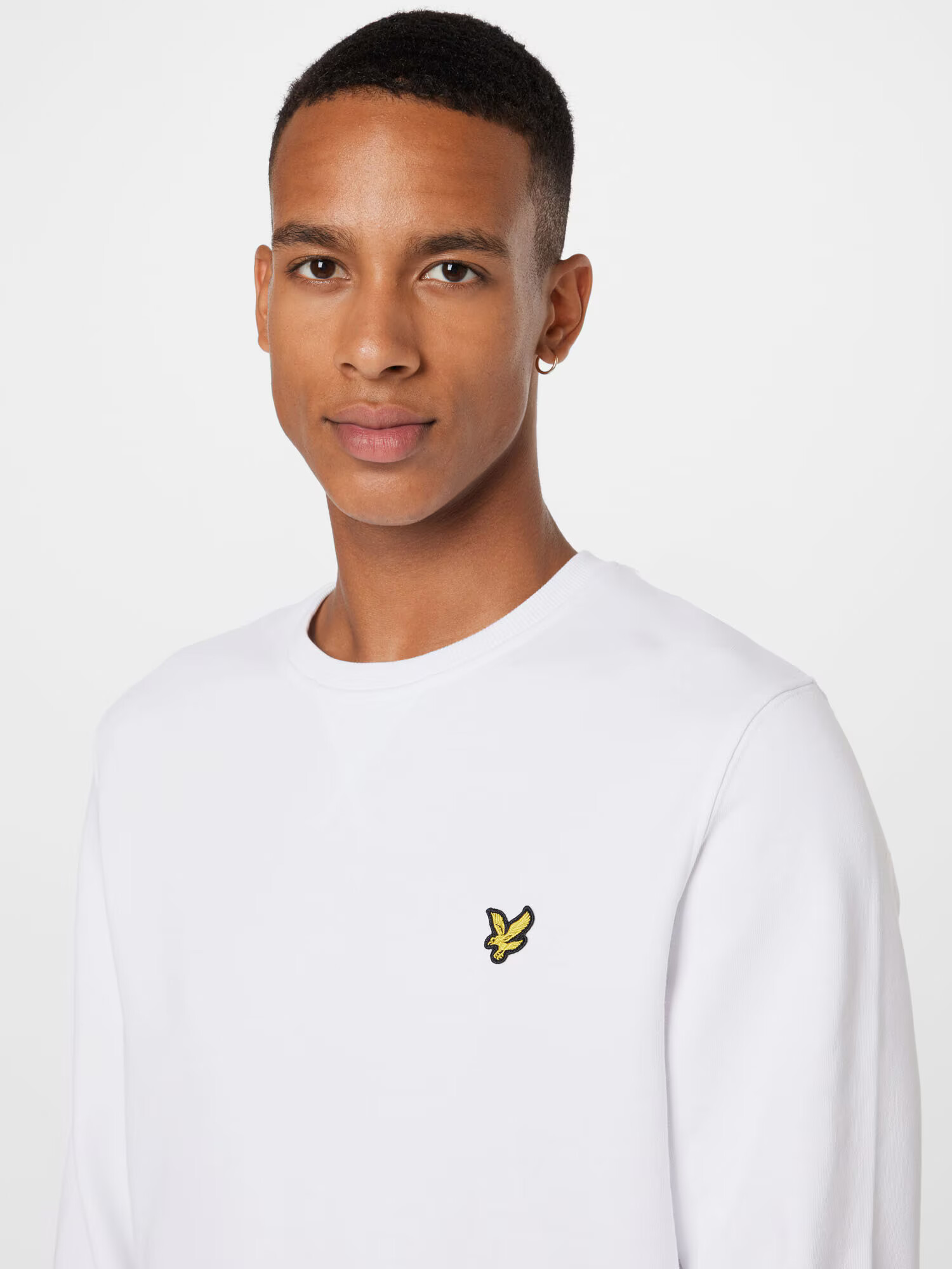 Lyle & Scott Bluză de molton galben / negru / alb - Pled.ro