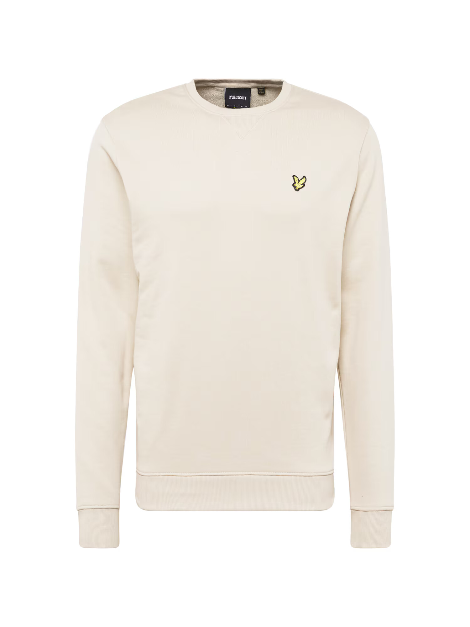 Lyle & Scott Bluză de molton bej / galben / negru - Pled.ro