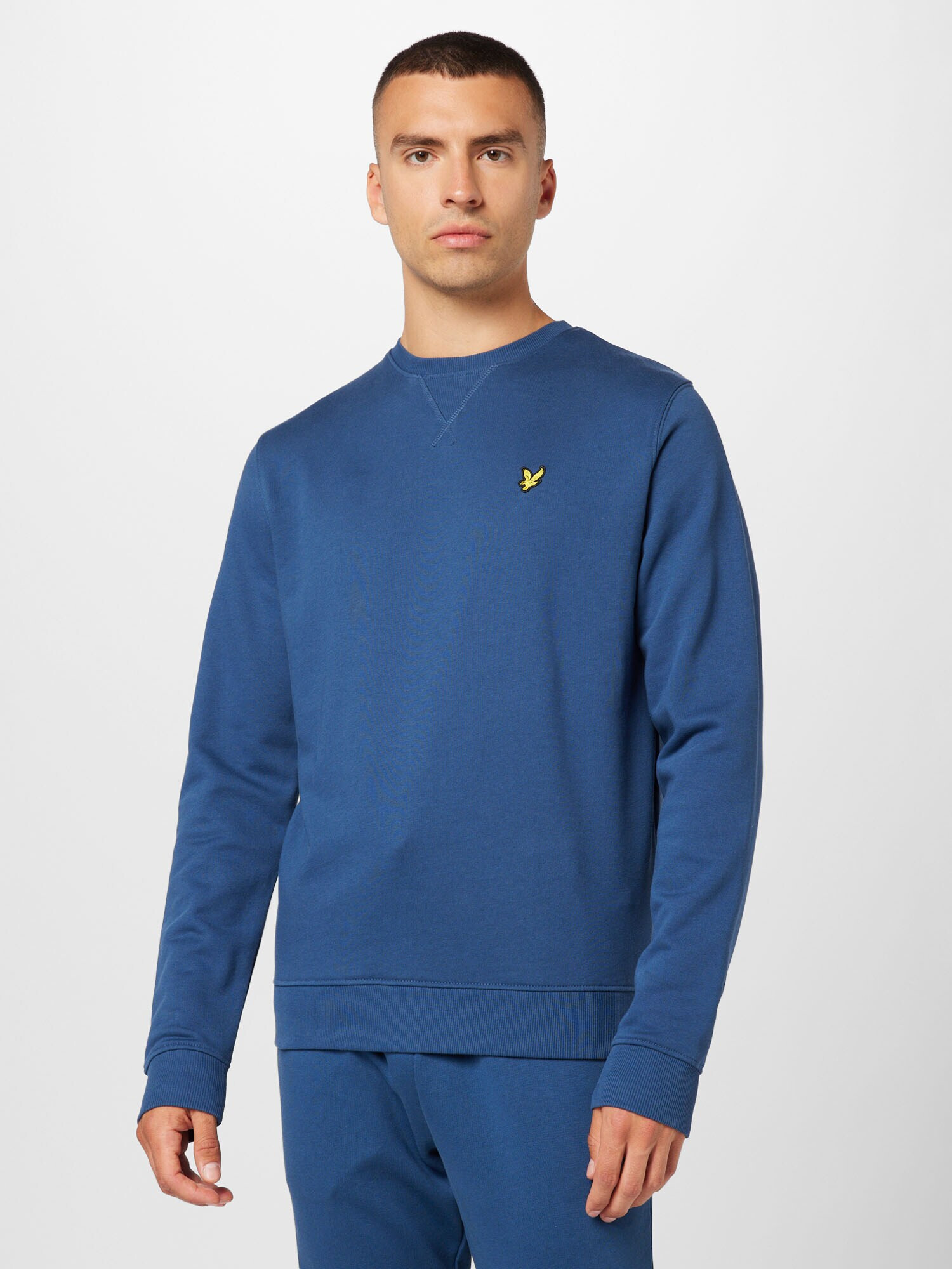 Lyle & Scott Bluză de molton bleumarin / galben - Pled.ro