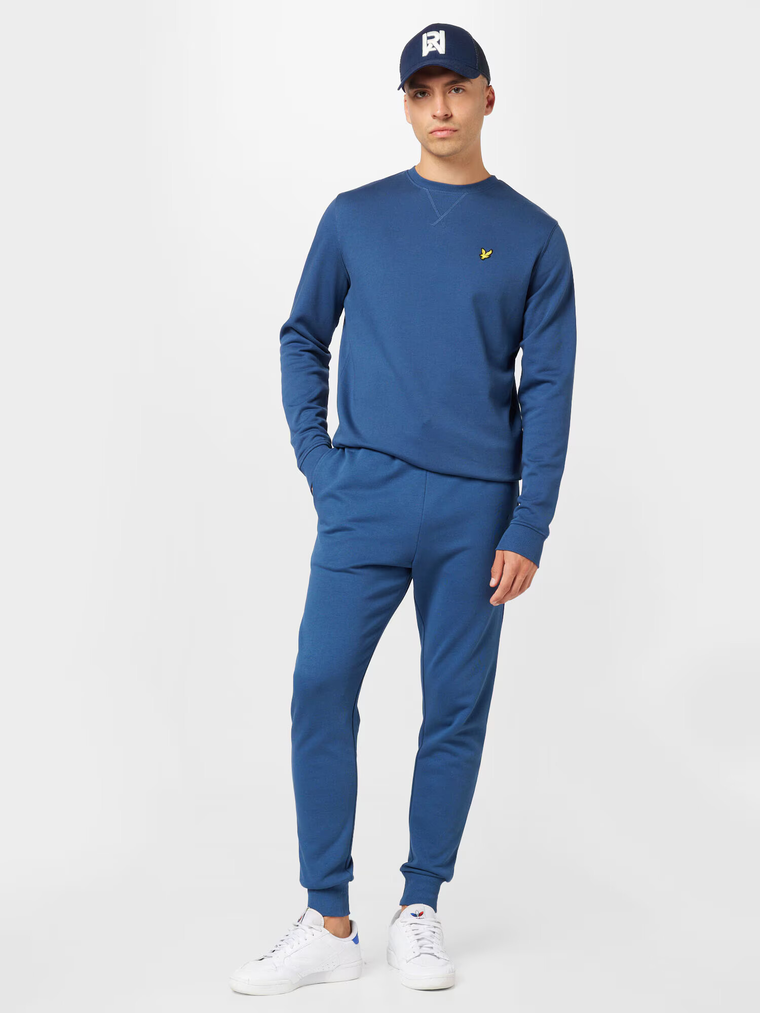 Lyle & Scott Bluză de molton bleumarin / galben - Pled.ro