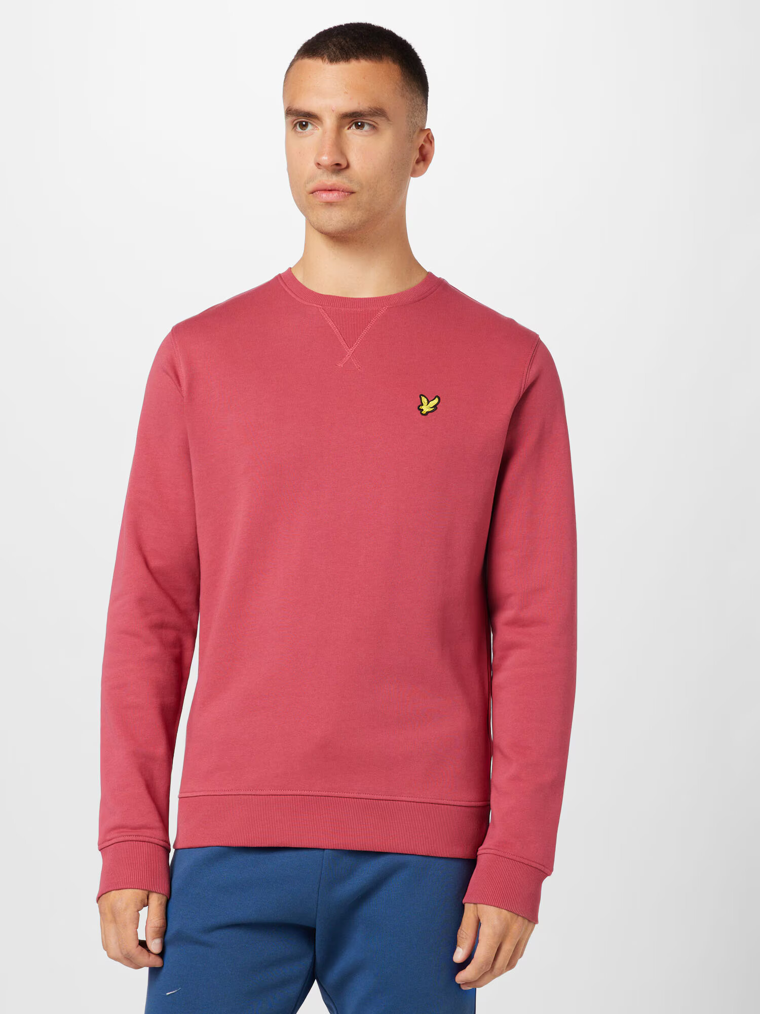 Lyle & Scott Bluză de molton galben citron / rosé / negru - Pled.ro