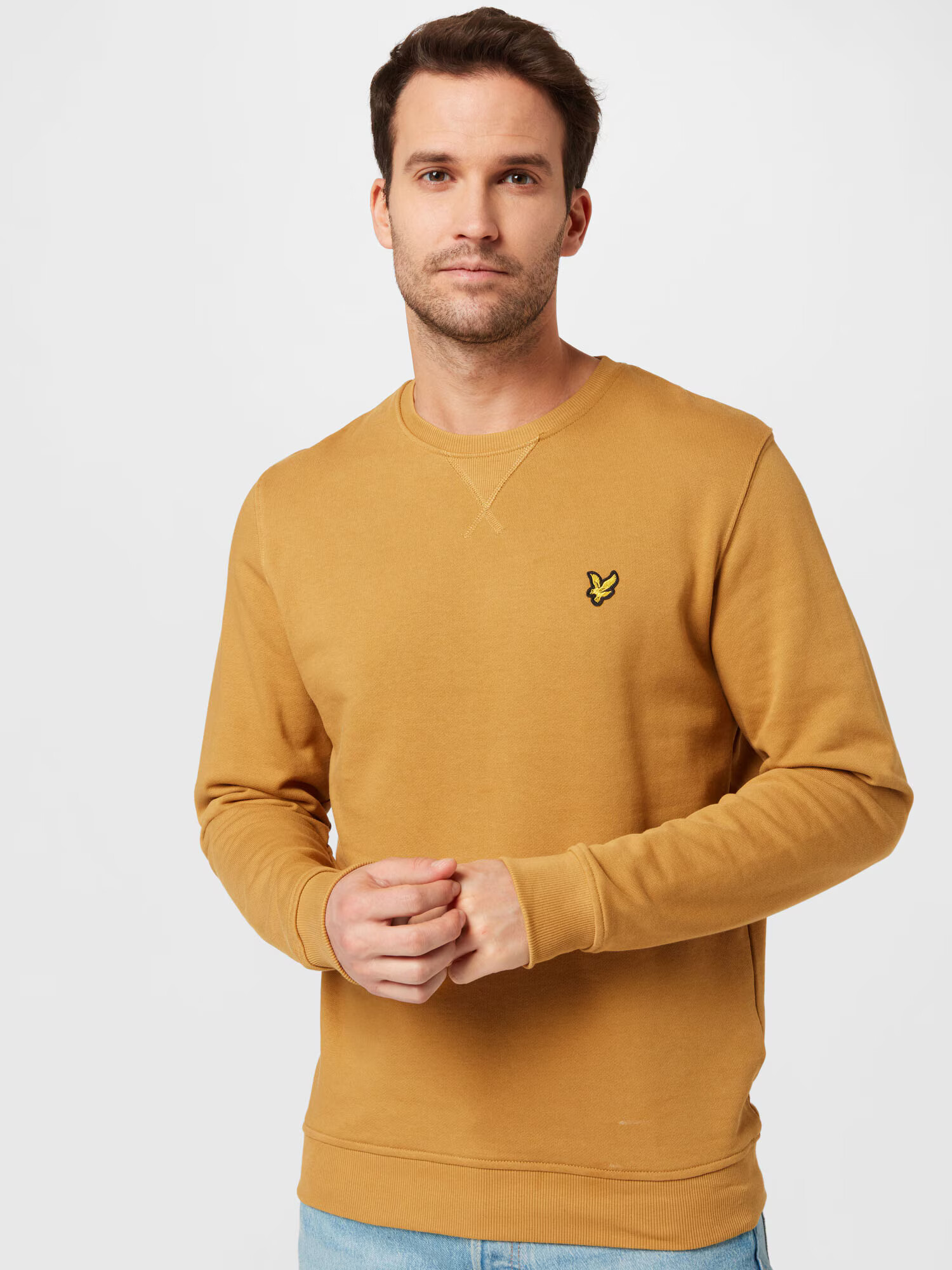 Lyle & Scott Bluză de molton galben / galben auriu / negru - Pled.ro