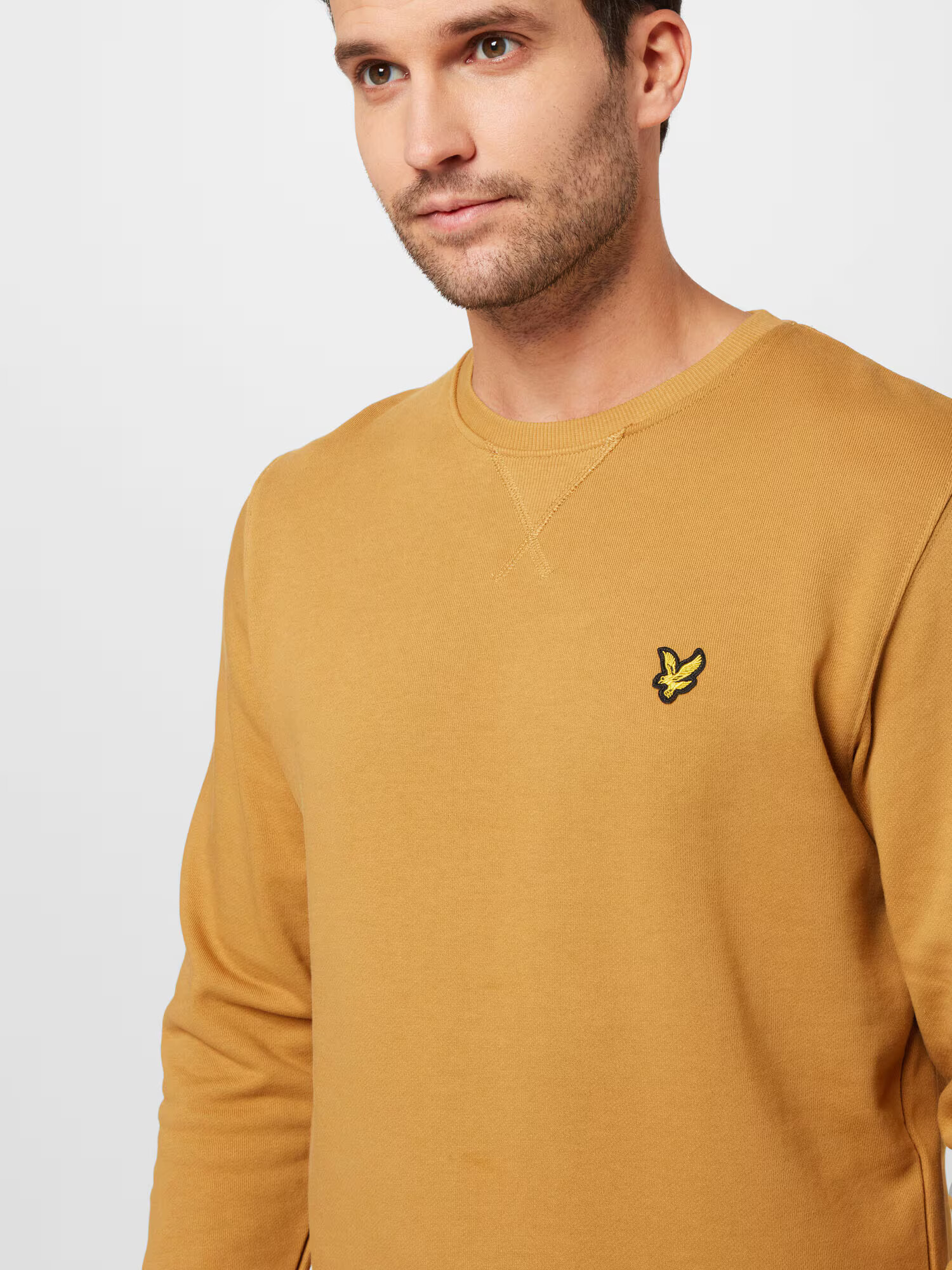 Lyle & Scott Bluză de molton galben / galben auriu / negru - Pled.ro