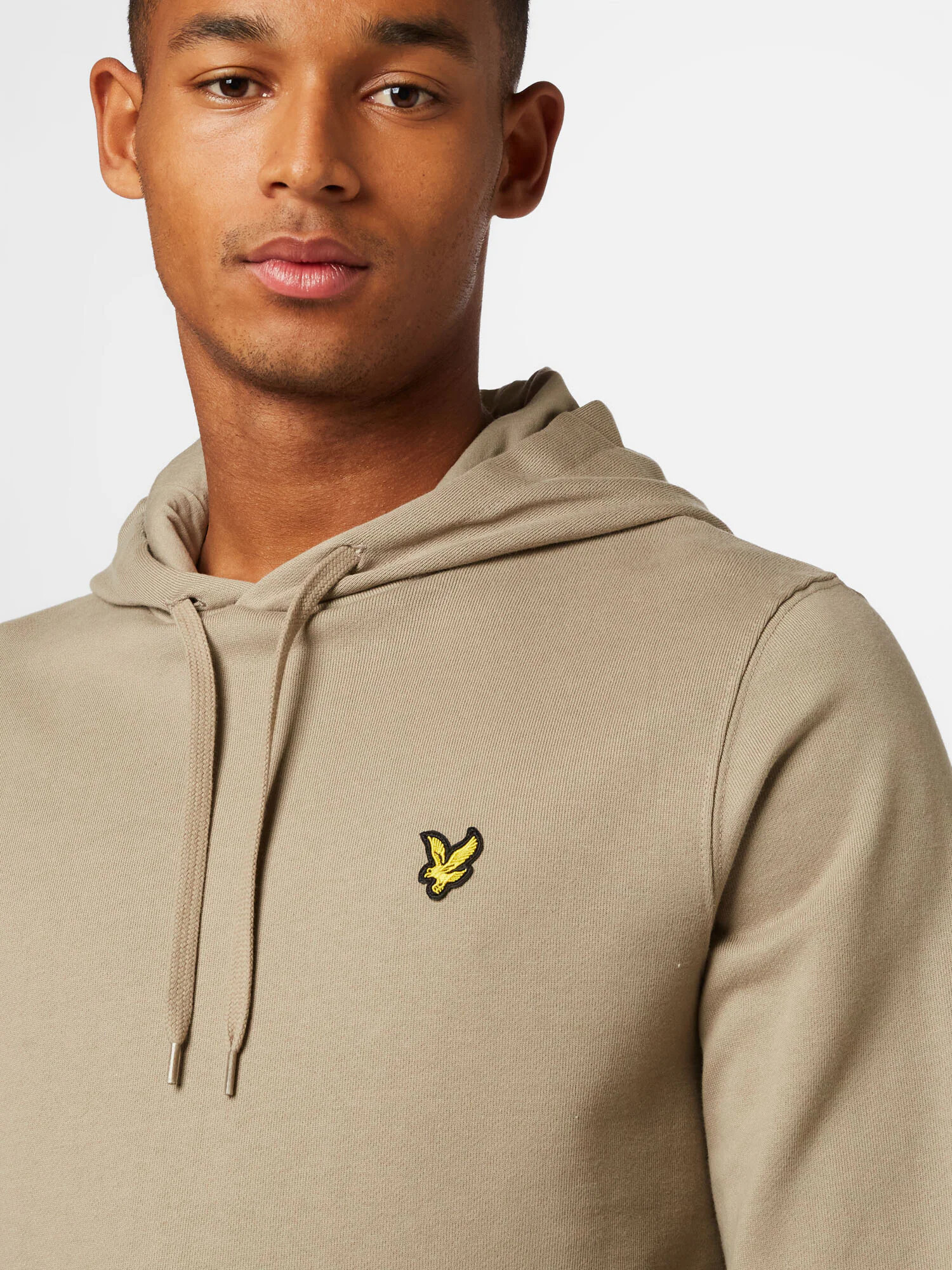 Lyle & Scott Bluză de molton galben / kaki / negru - Pled.ro