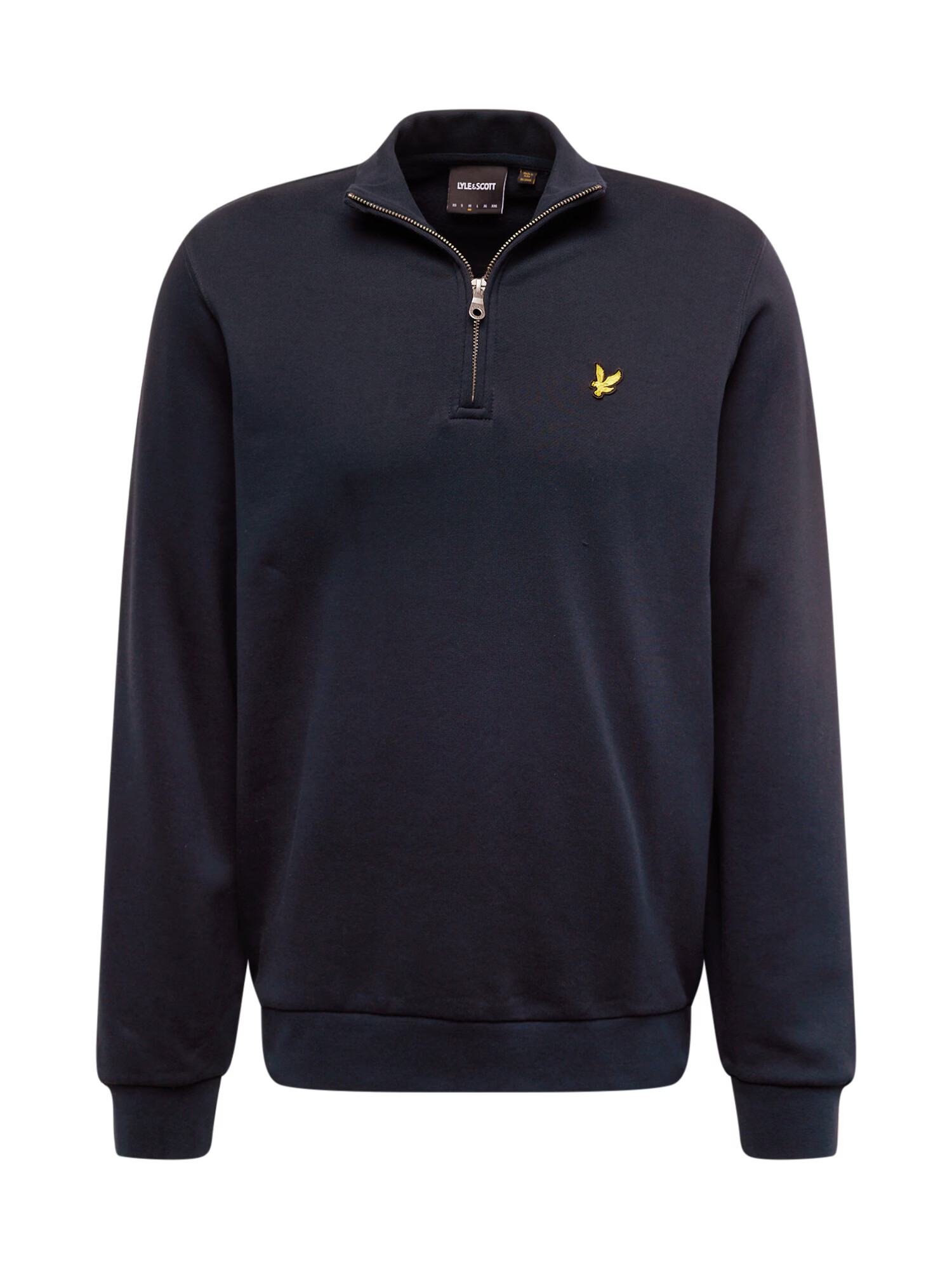 Lyle & Scott Bluză de molton galben / negru - Pled.ro