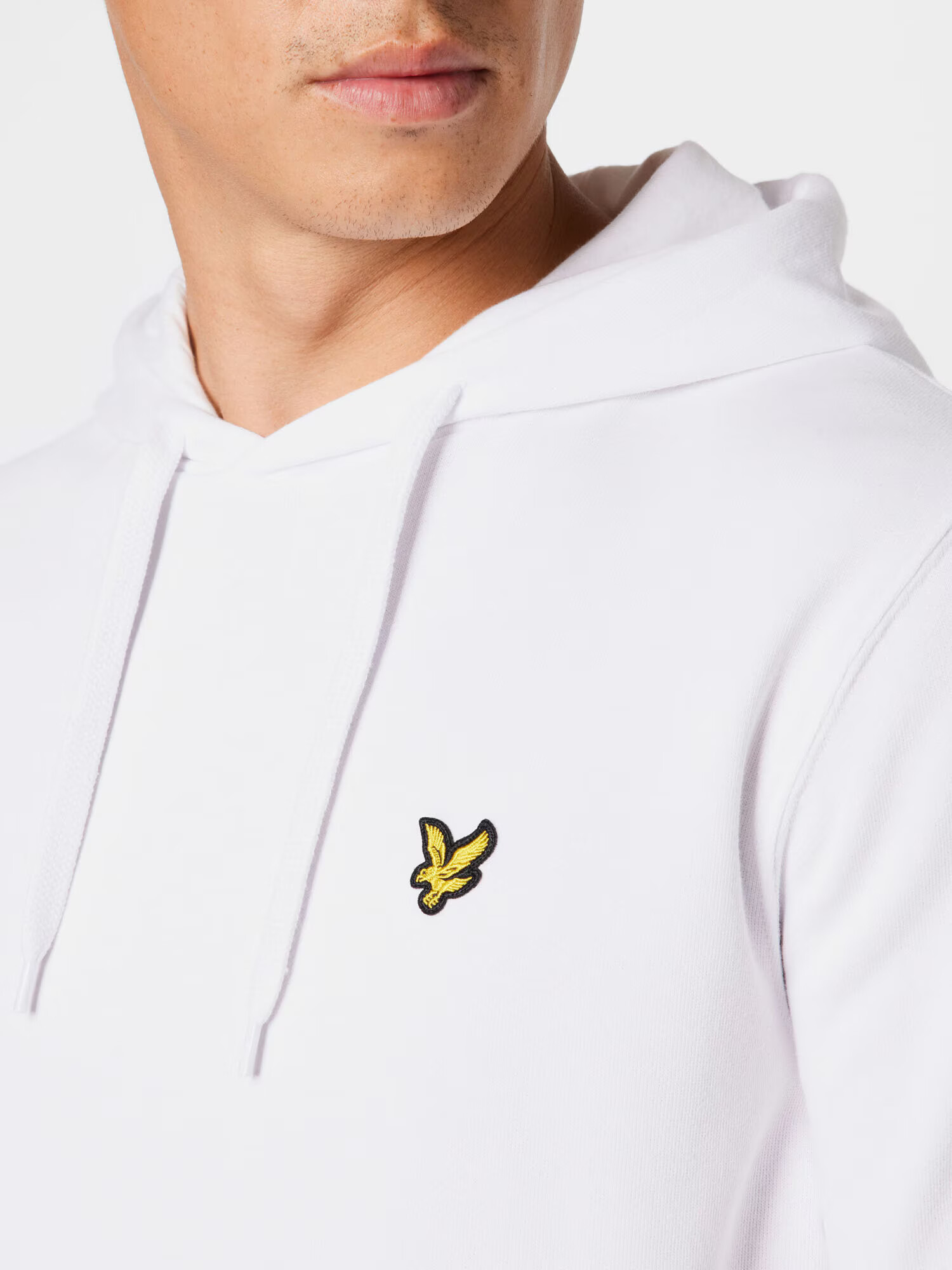 Lyle & Scott Bluză de molton galben / negru / alb - Pled.ro