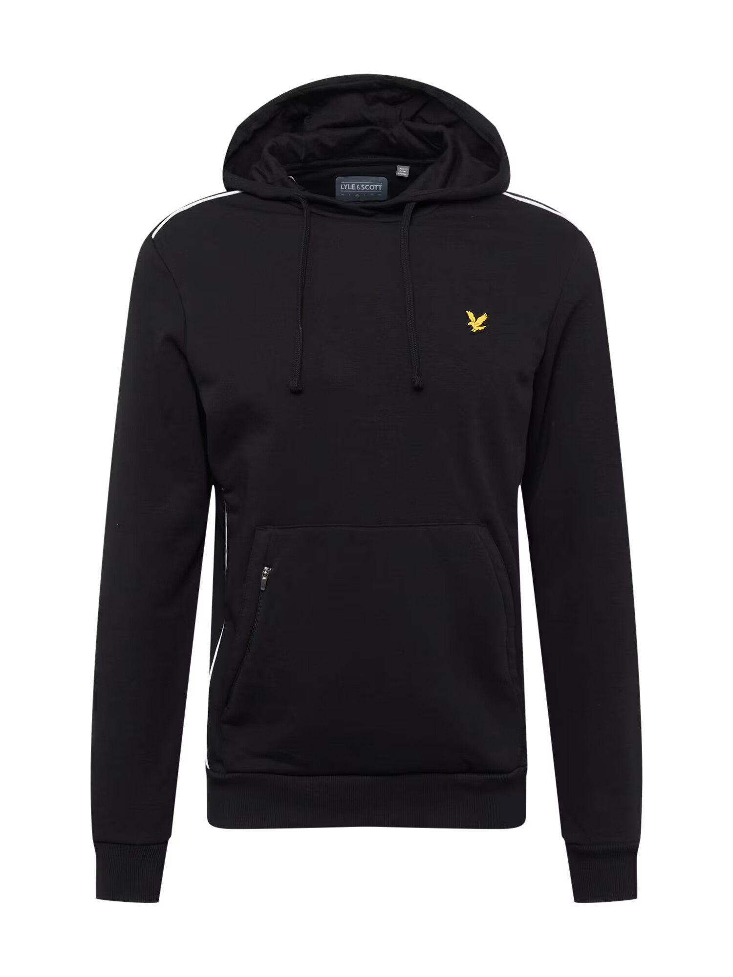 Lyle & Scott Bluză de molton galben / negru / alb - Pled.ro