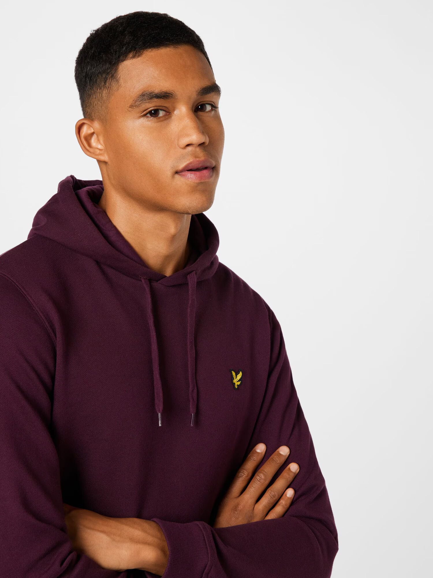 Lyle & Scott Bluză de molton galben / roșu bordeaux - Pled.ro