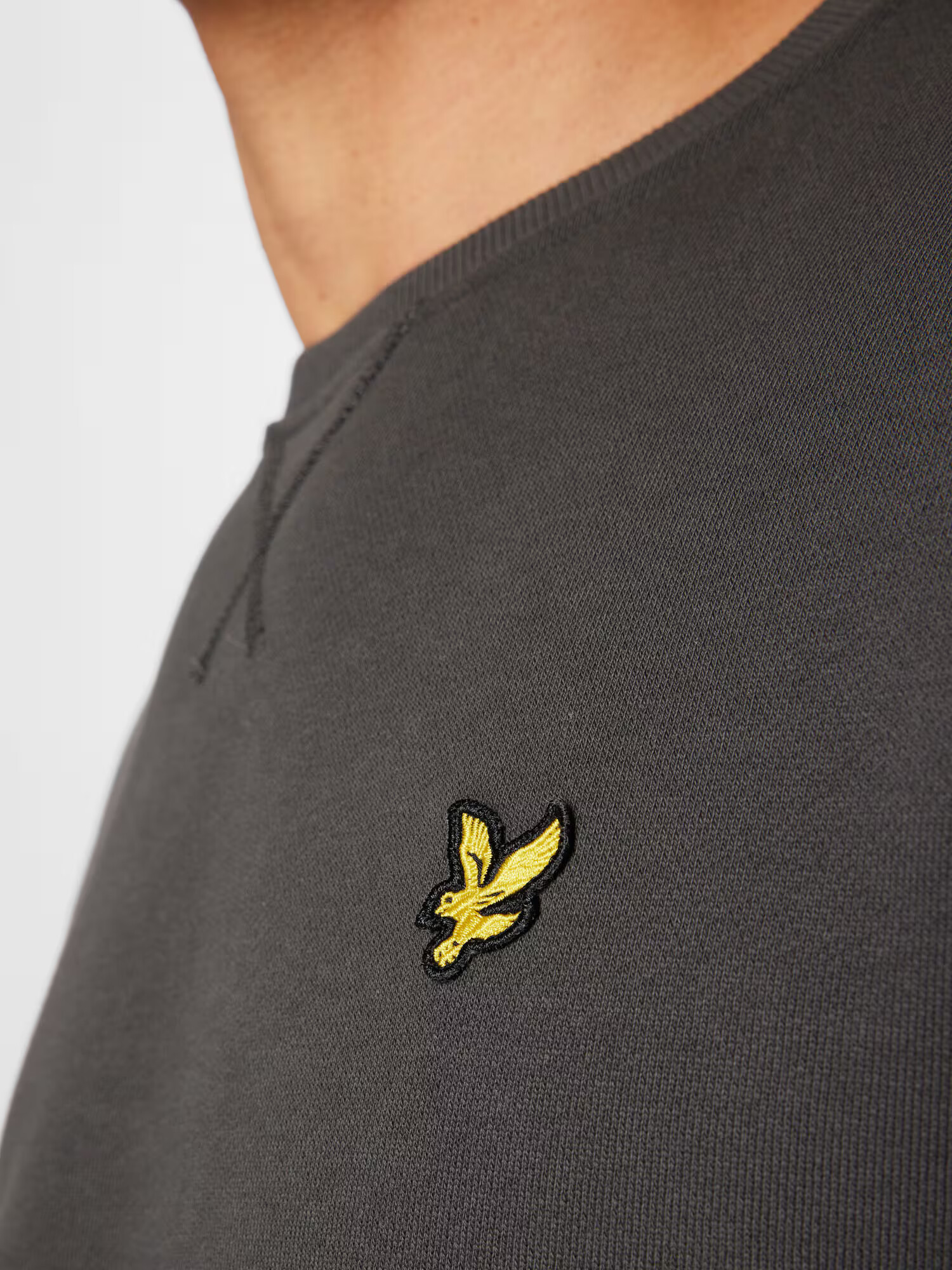 Lyle & Scott Bluză de molton gri închis - Pled.ro