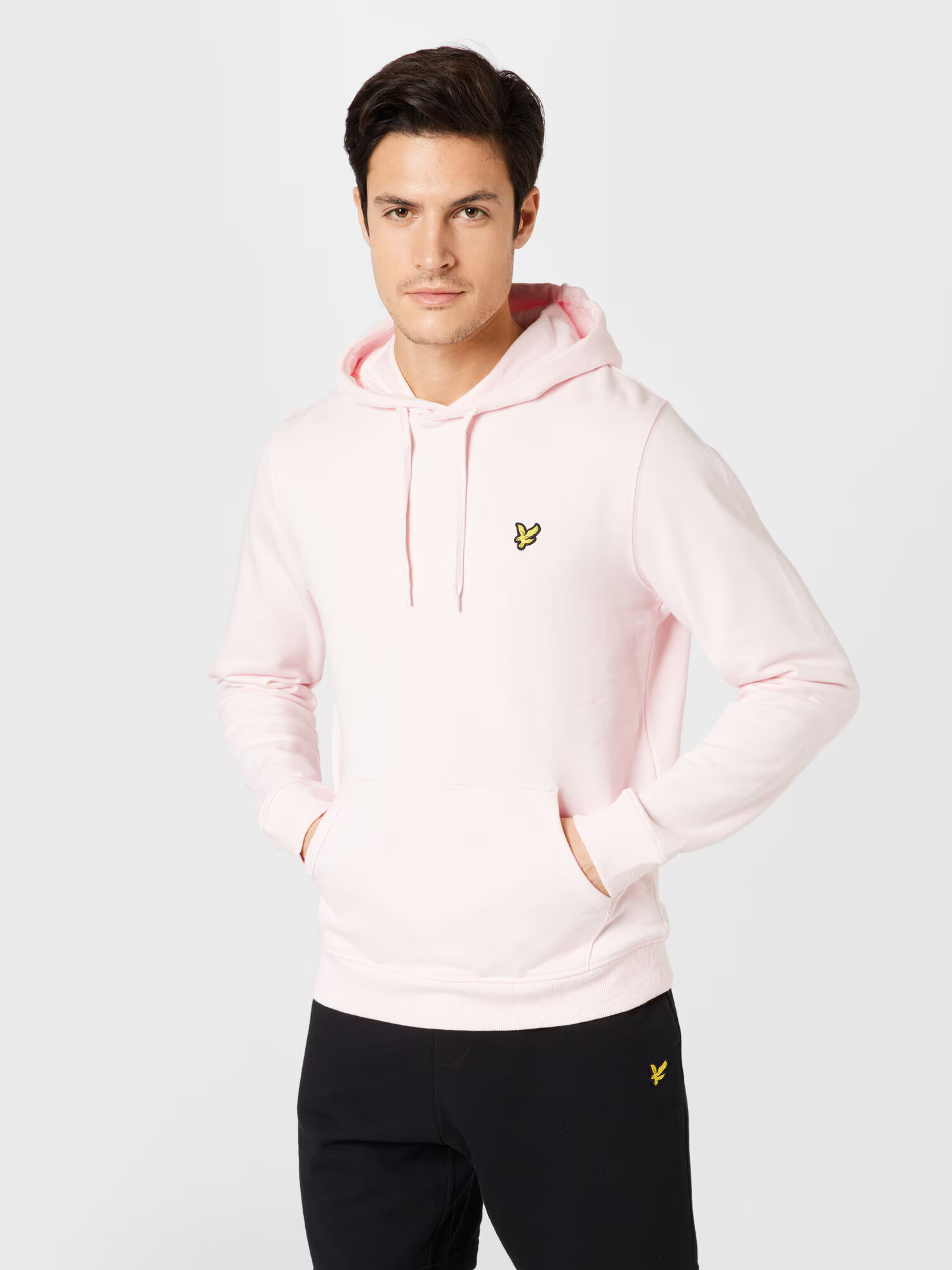 Lyle & Scott Bluză de molton roz pastel - Pled.ro