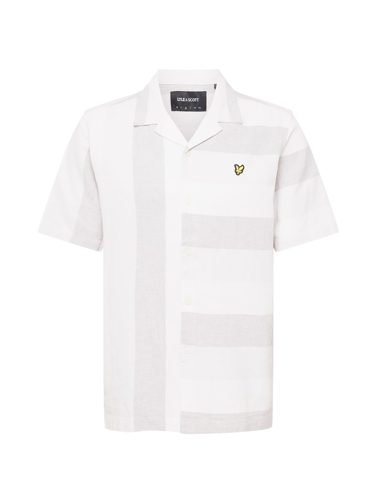 Lyle & Scott Cămașă 'Artisinal' gri deschis / alb murdar - Pled.ro