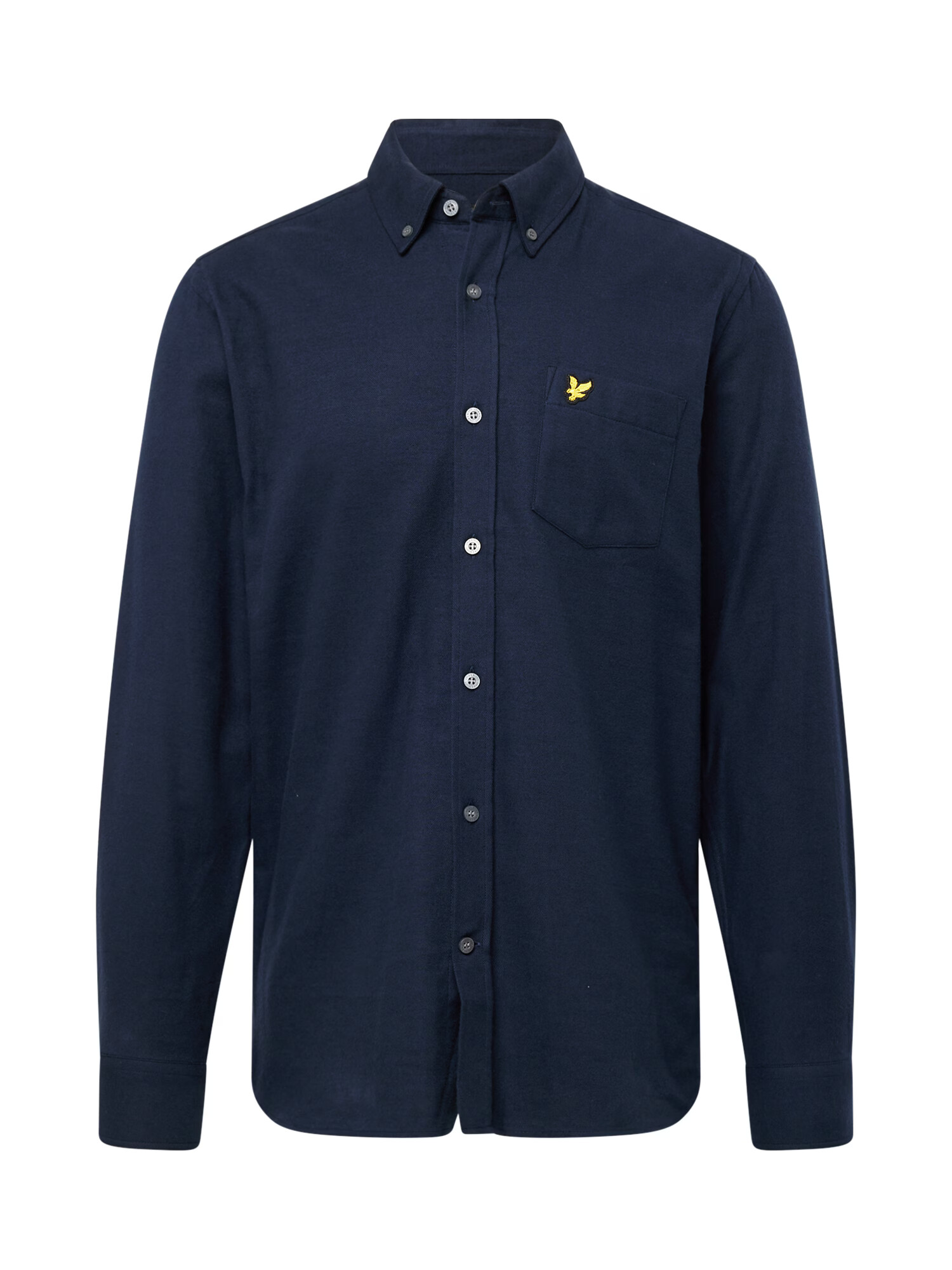 Lyle & Scott Cămaşă business bleumarin / galben - Pled.ro