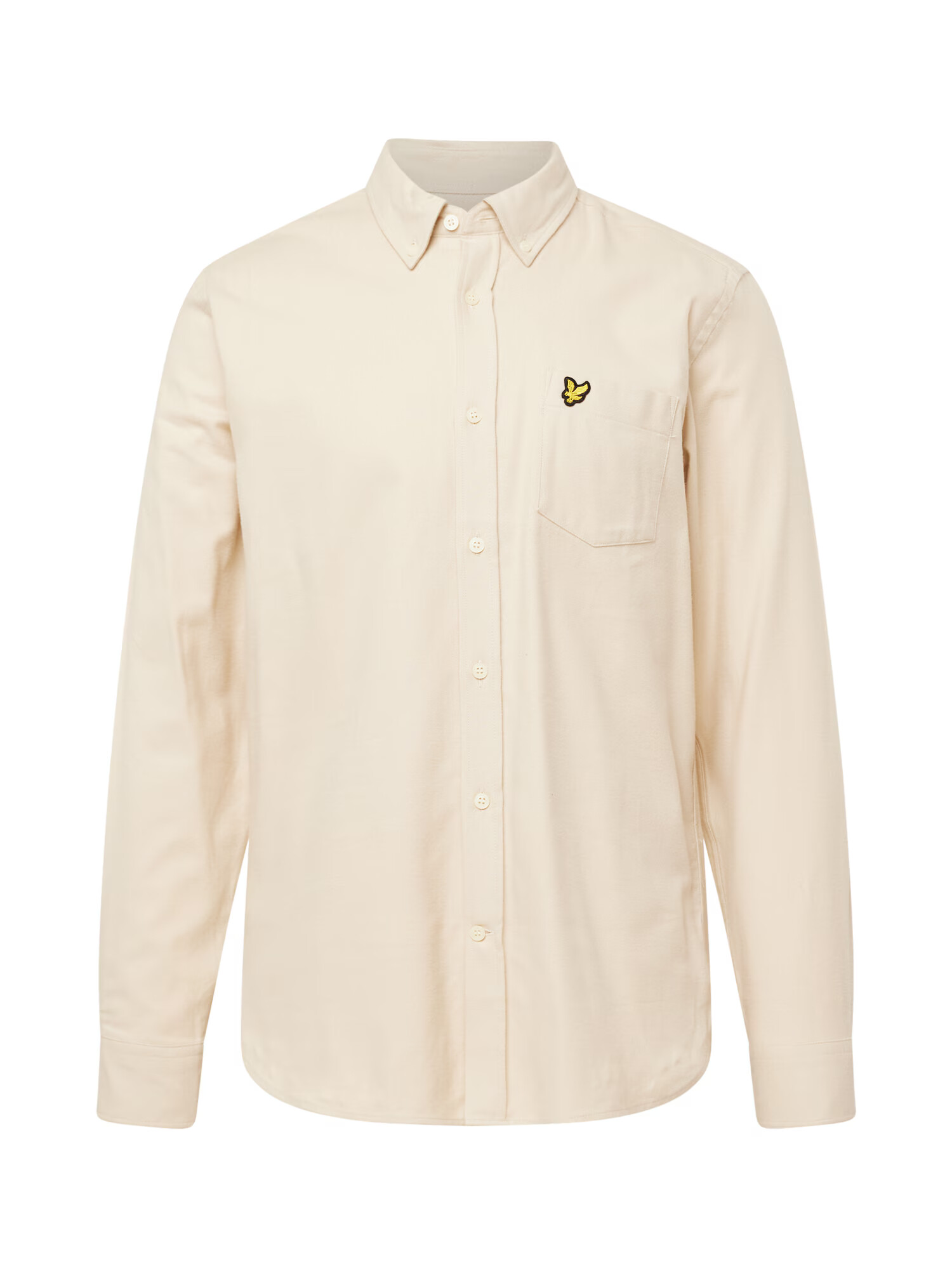 Lyle & Scott Cămaşă business ecru / galben / negru - Pled.ro